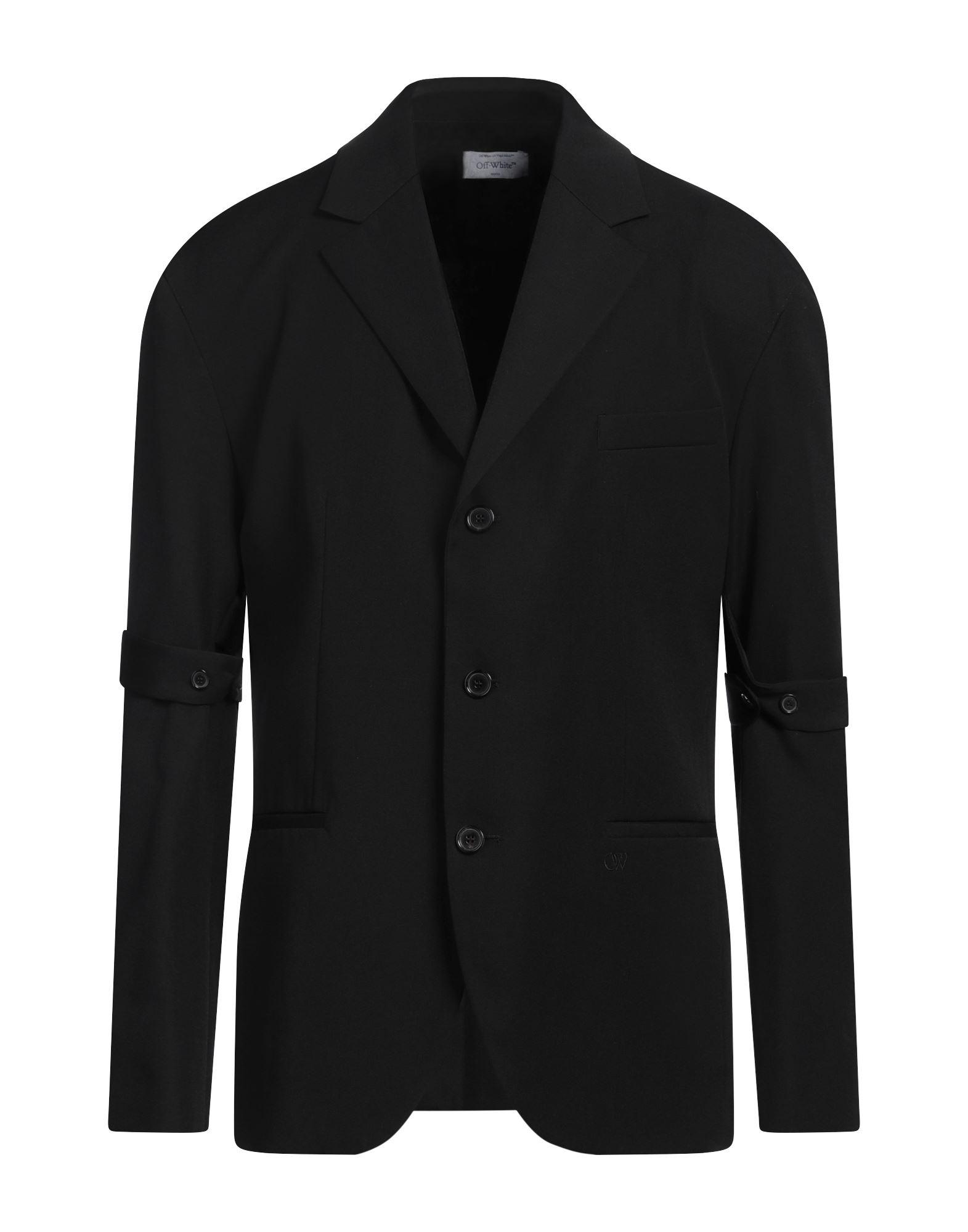 スーツ(メンズ) Off-White Virgin Wool Blazer With Off Patch off-white-co-virgil-abloh-