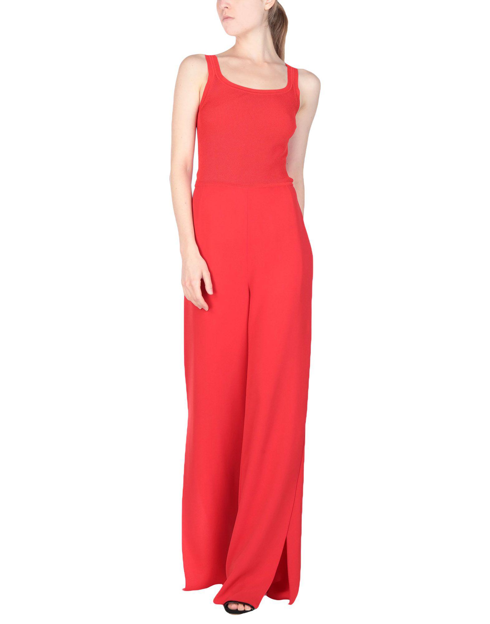 max mara red jumpsuit