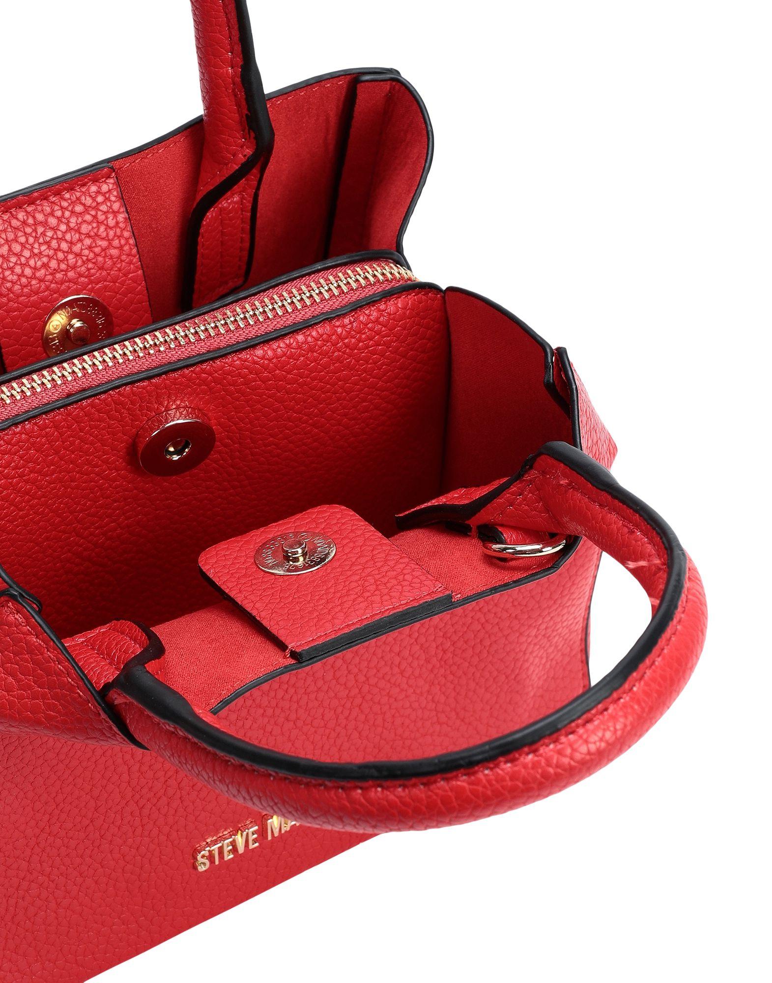 steve madden red handbag