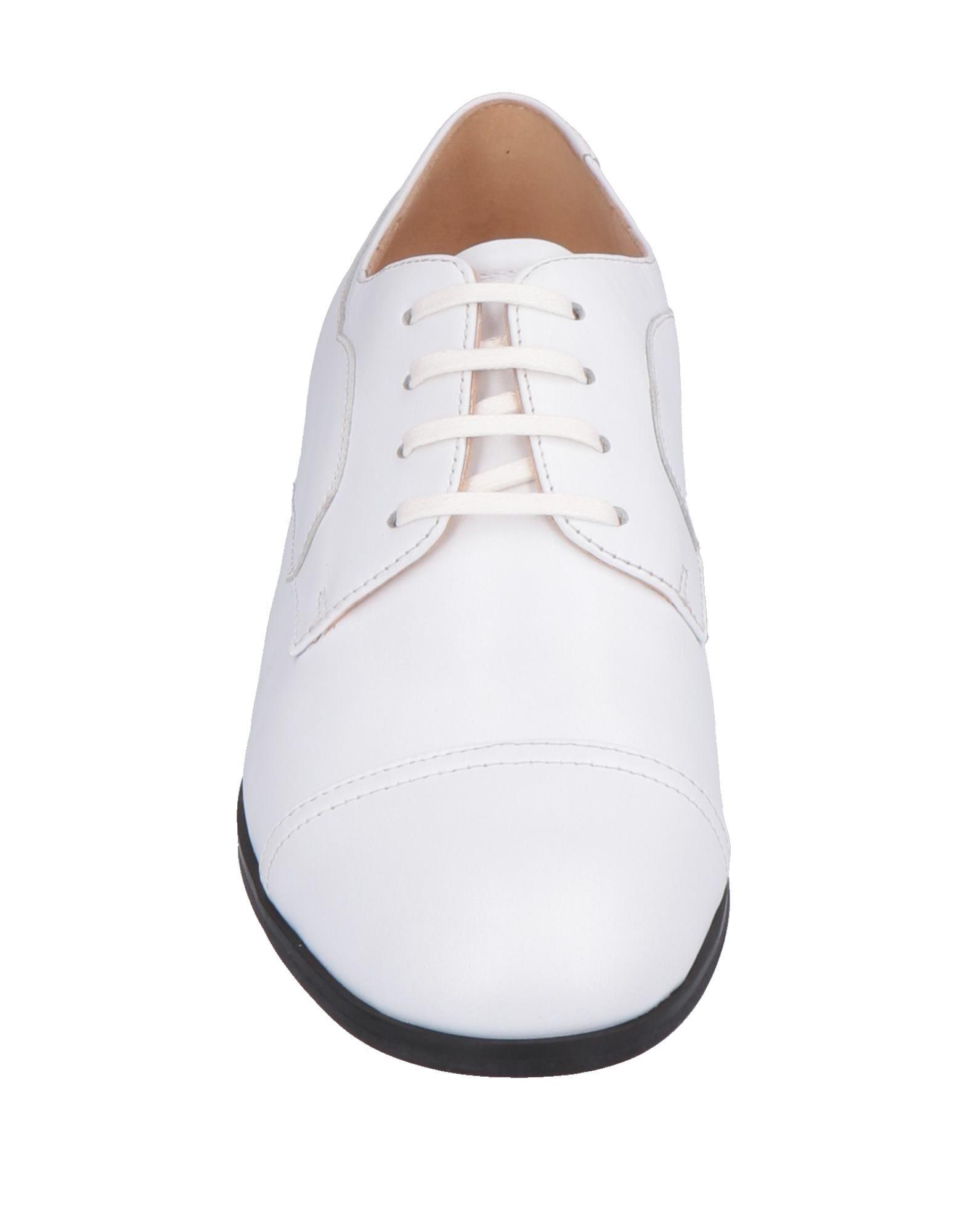 Jil Sander Navy Laceup Shoe in White Lyst