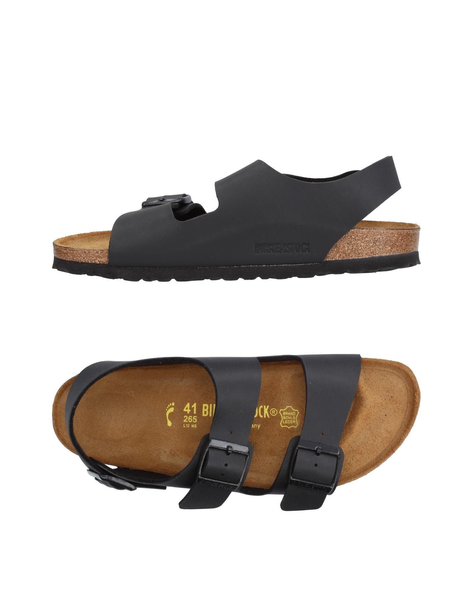 mens birkenstock sandals black