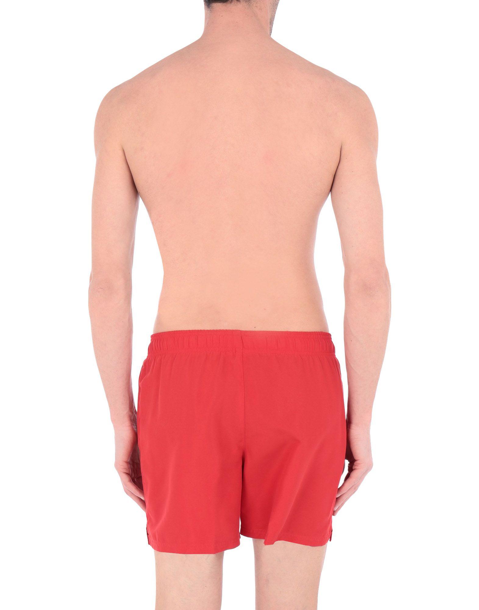 nike red swim trunks