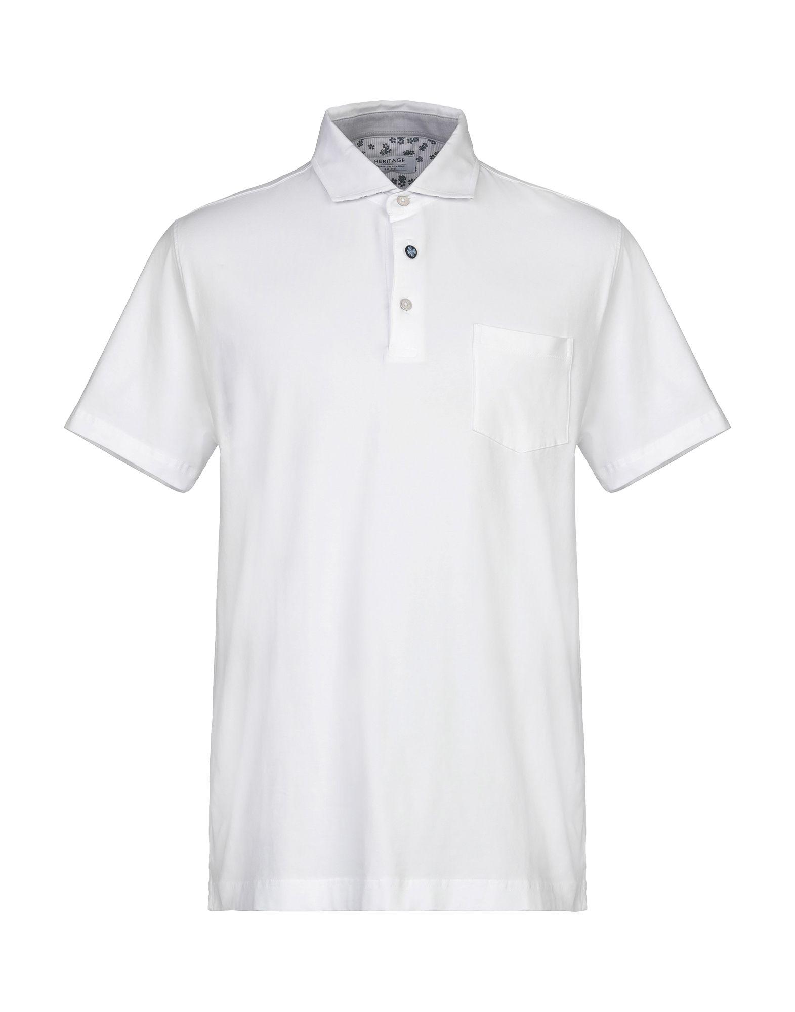 Heritage Polo Shirt in White for Men - Lyst