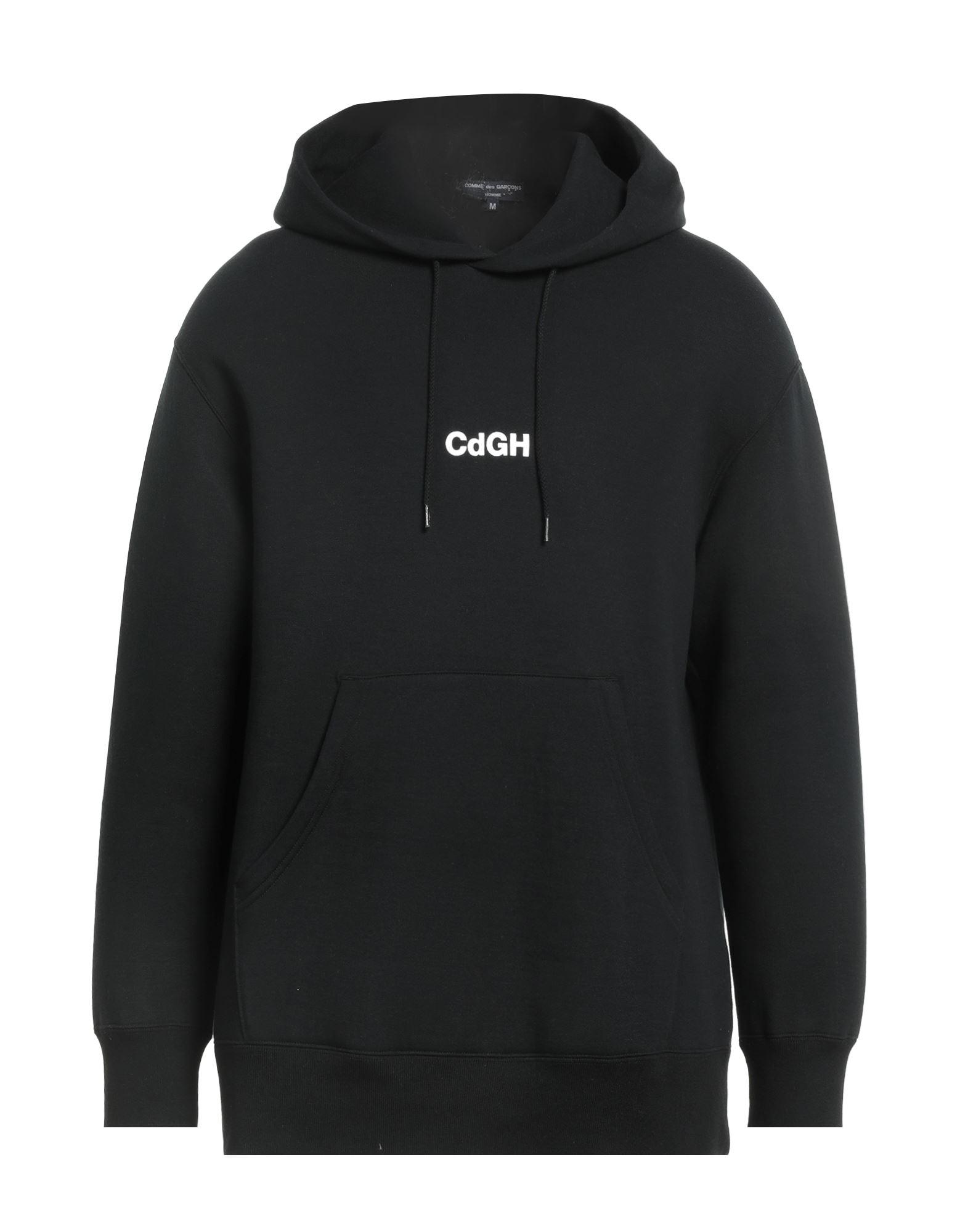 Comme des Garcons Scuba Hooded Logo Sweatshirt in Black for Men Lyst