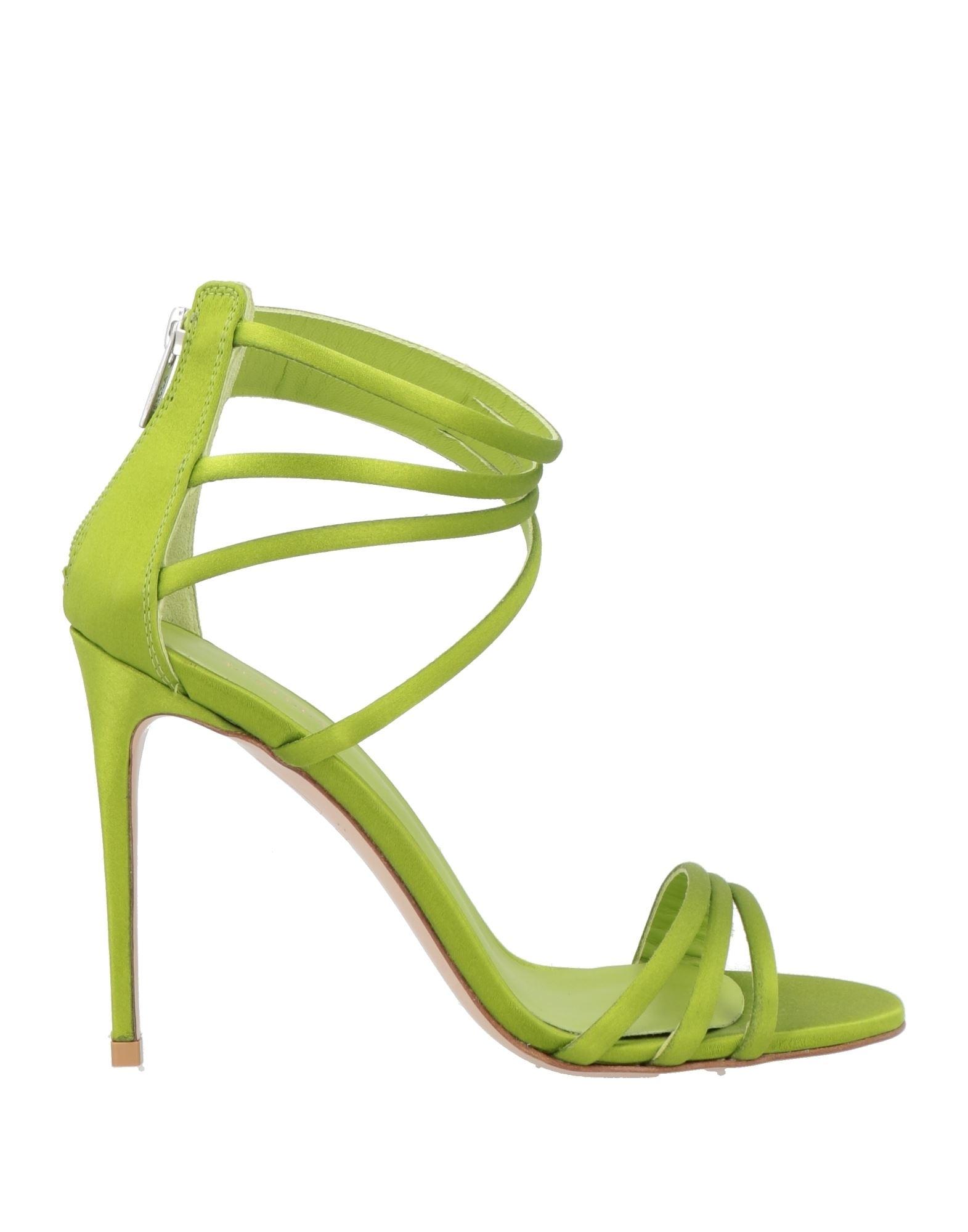 green emerald velvet dress Women's Mandey Dress Sandals - Neon Yellow main image 0