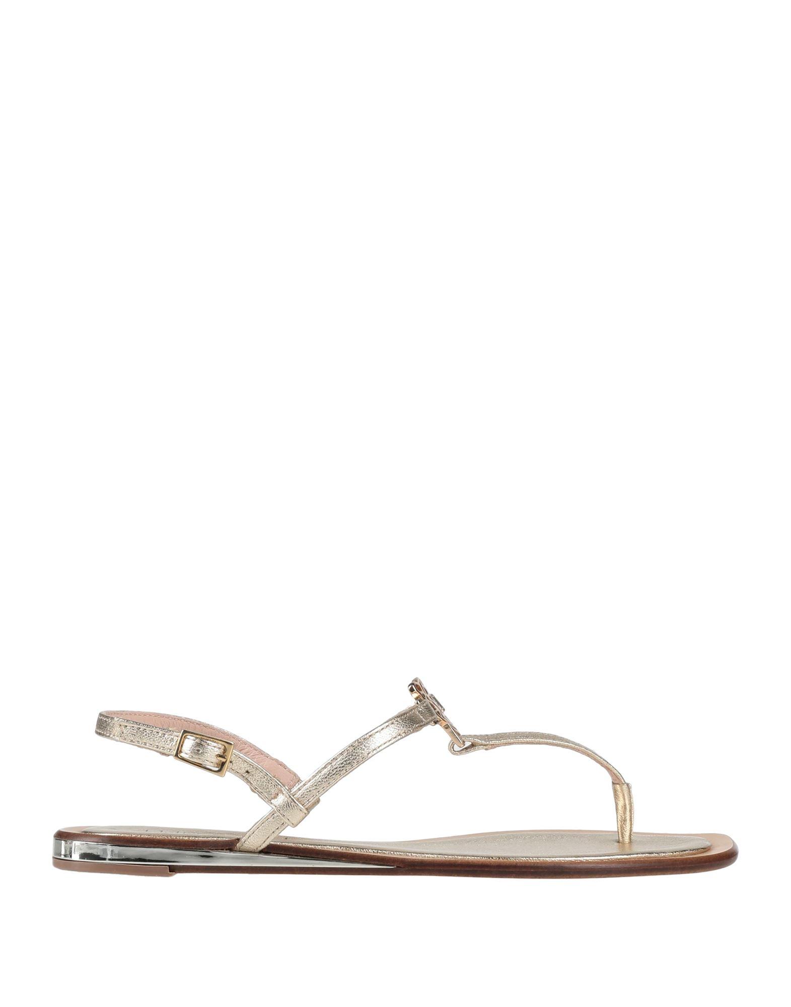 Marc Cain Toe Strap Sandals in White | Lyst