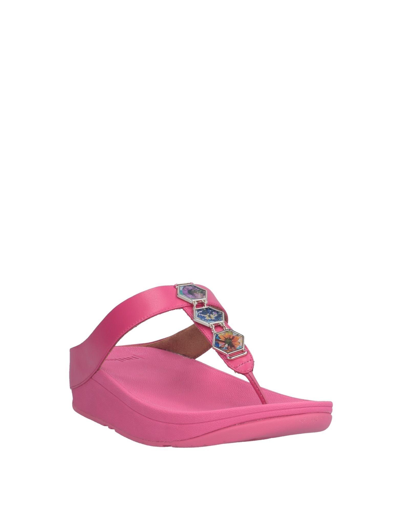 Fitflop Toe Post Sandals in Pink | Lyst
