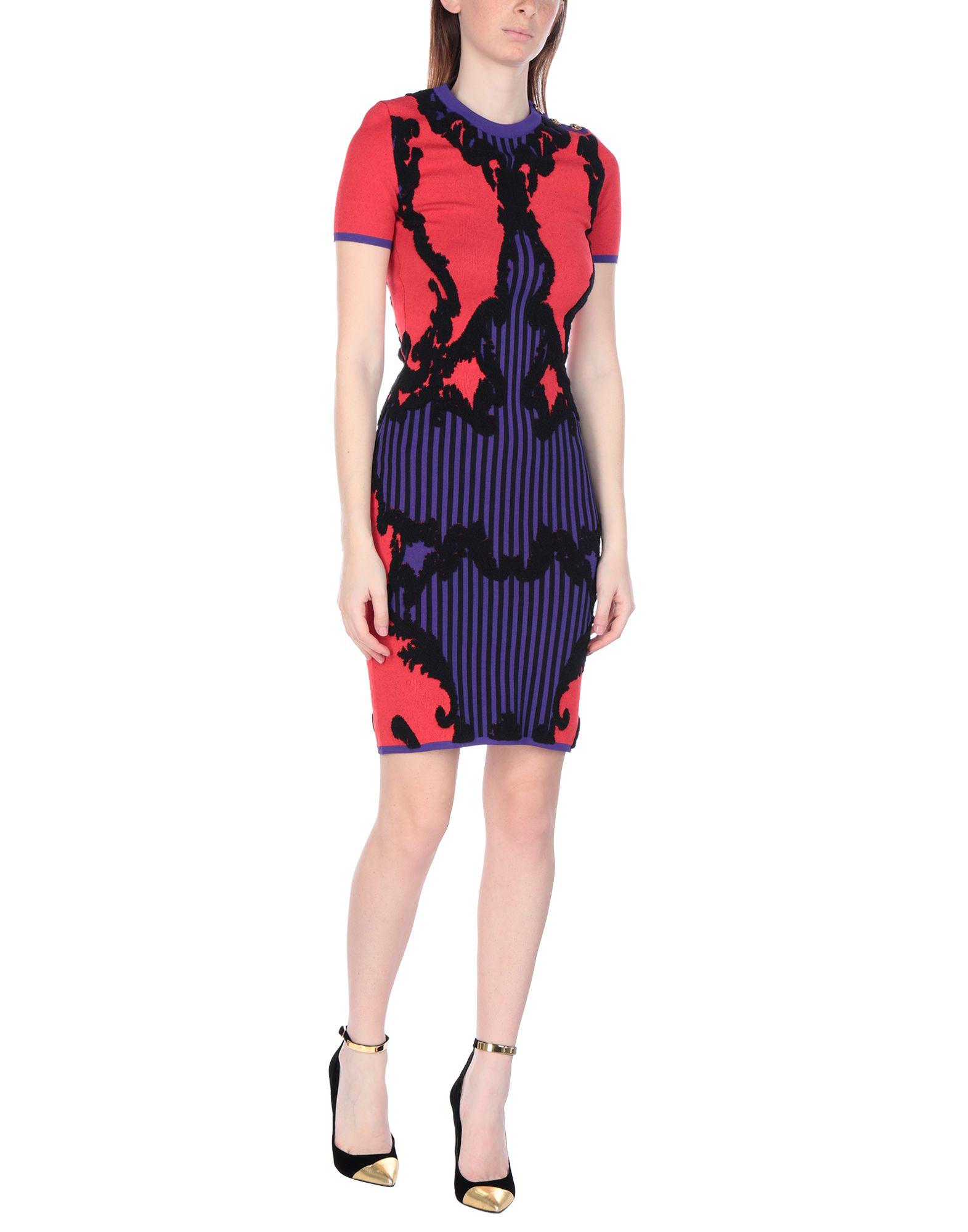 red versace gown