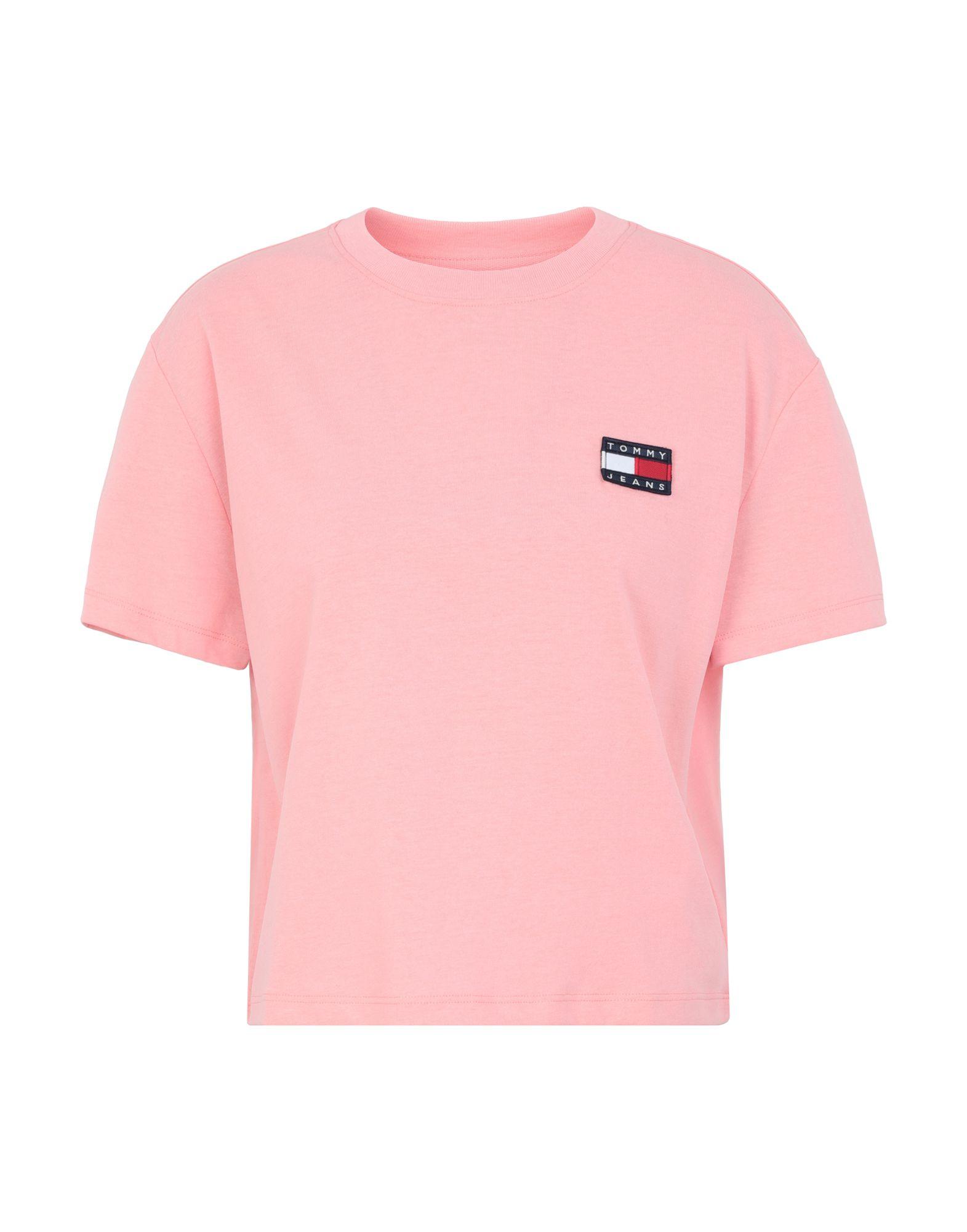 Tommy Hilfiger Cotton T-shirt in Light Pink (Pink) - Lyst