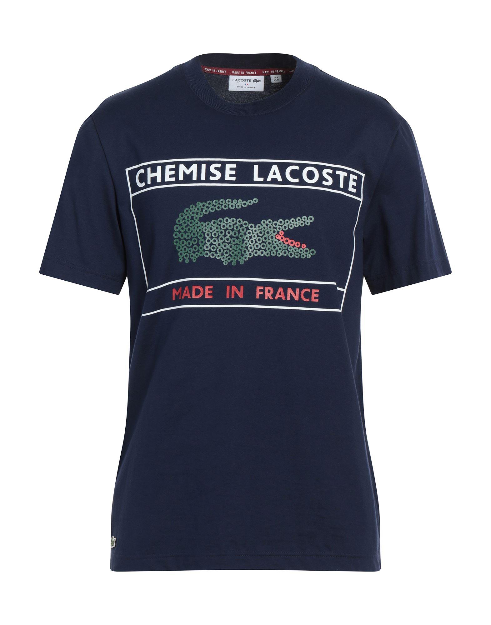 Lacoste T shirt in Blue for Men Lyst UK