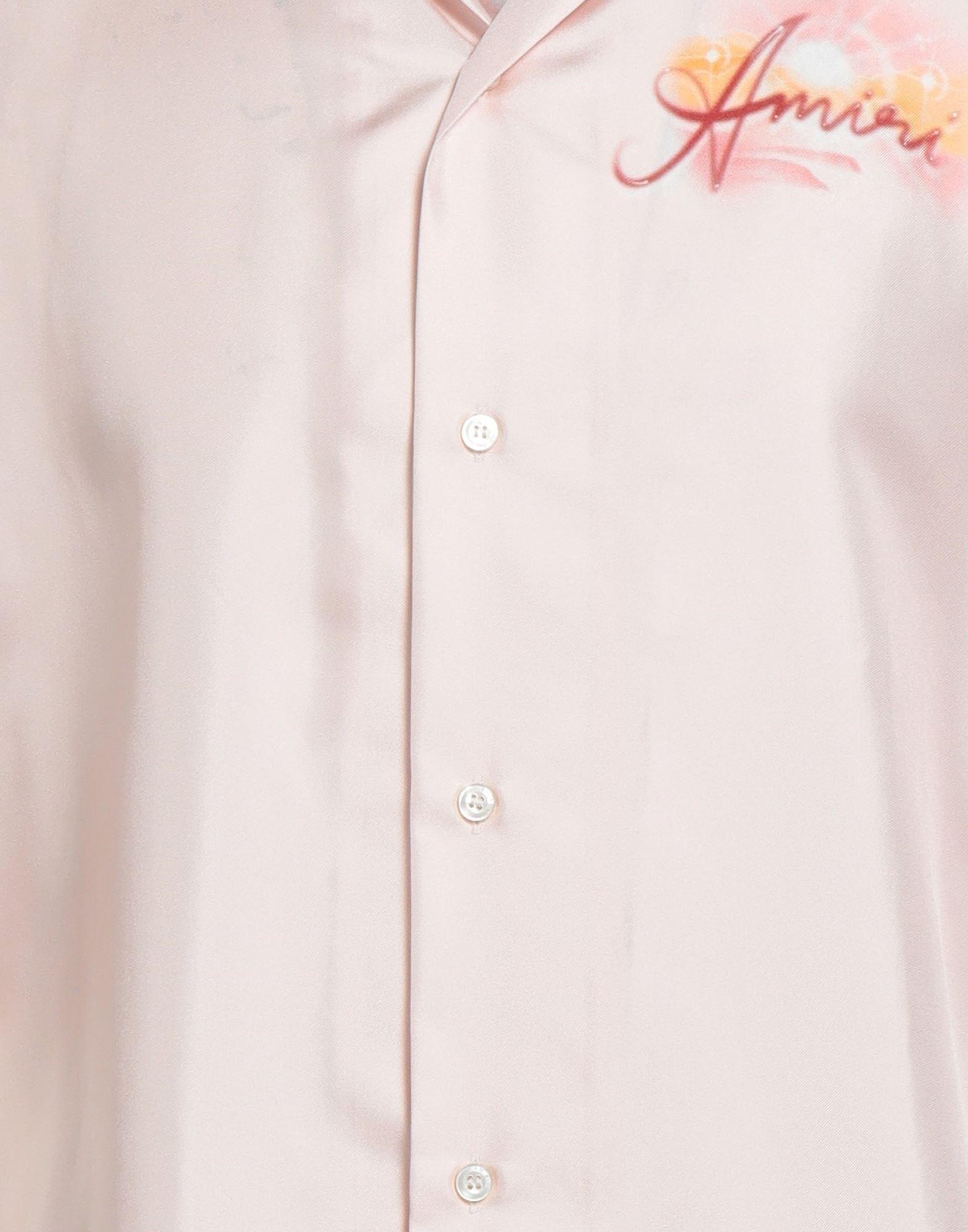 Amiri Shirt Silk in Pink for Men | Lyst