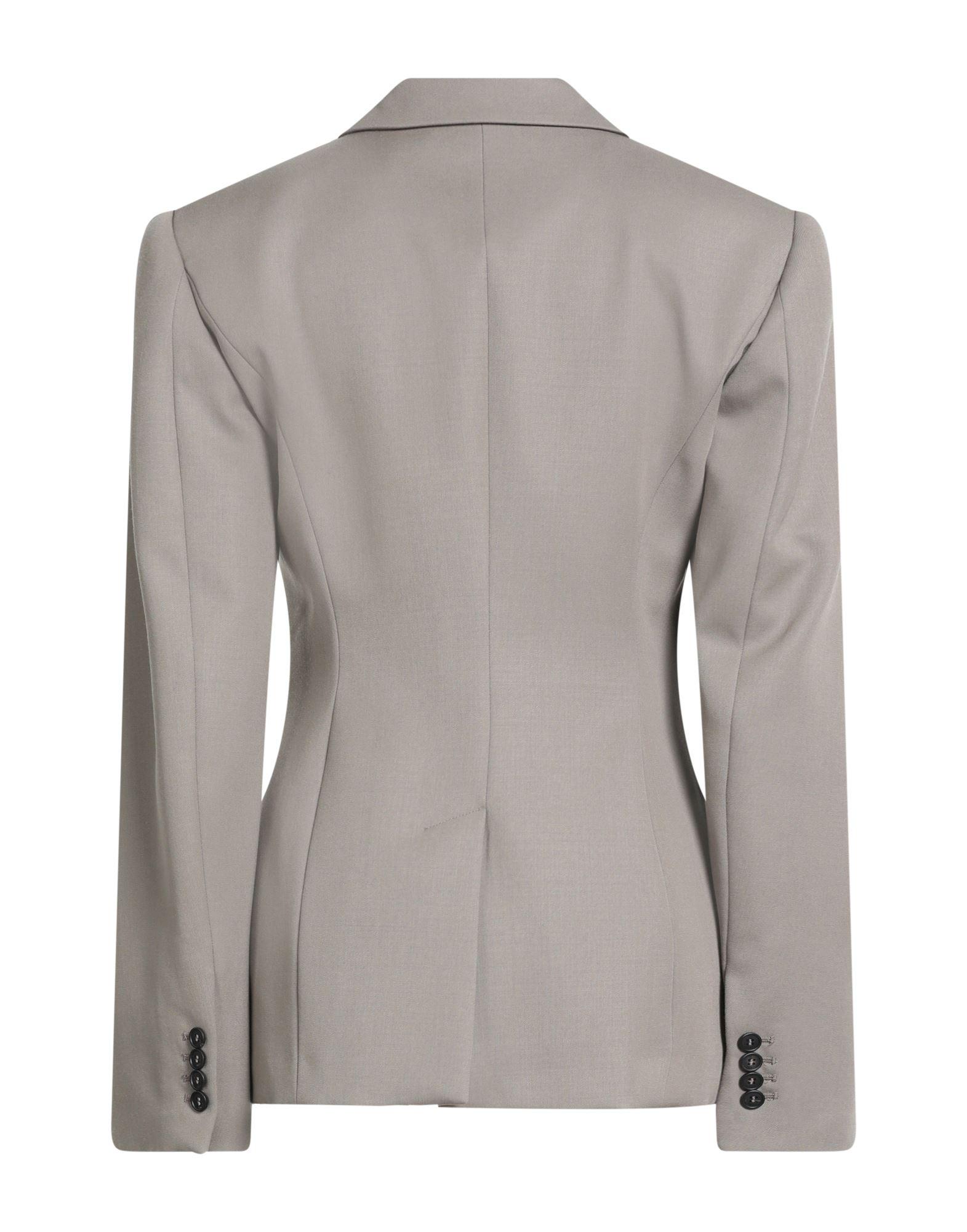 The Attico Taupe Blazer Virgin Wool in Grey Lyst UK