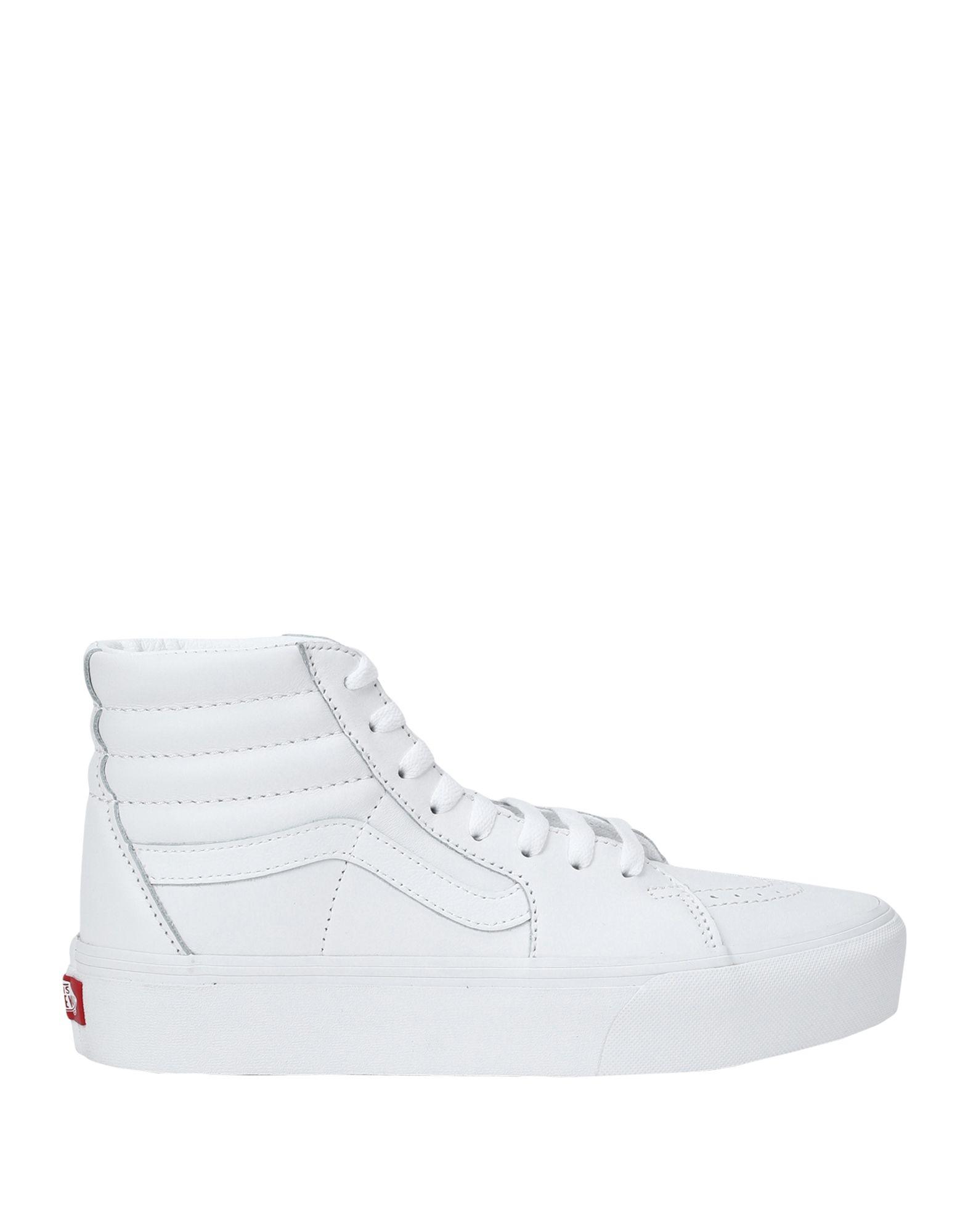 Vans Leather High-tops & Sneakers in White - Lyst