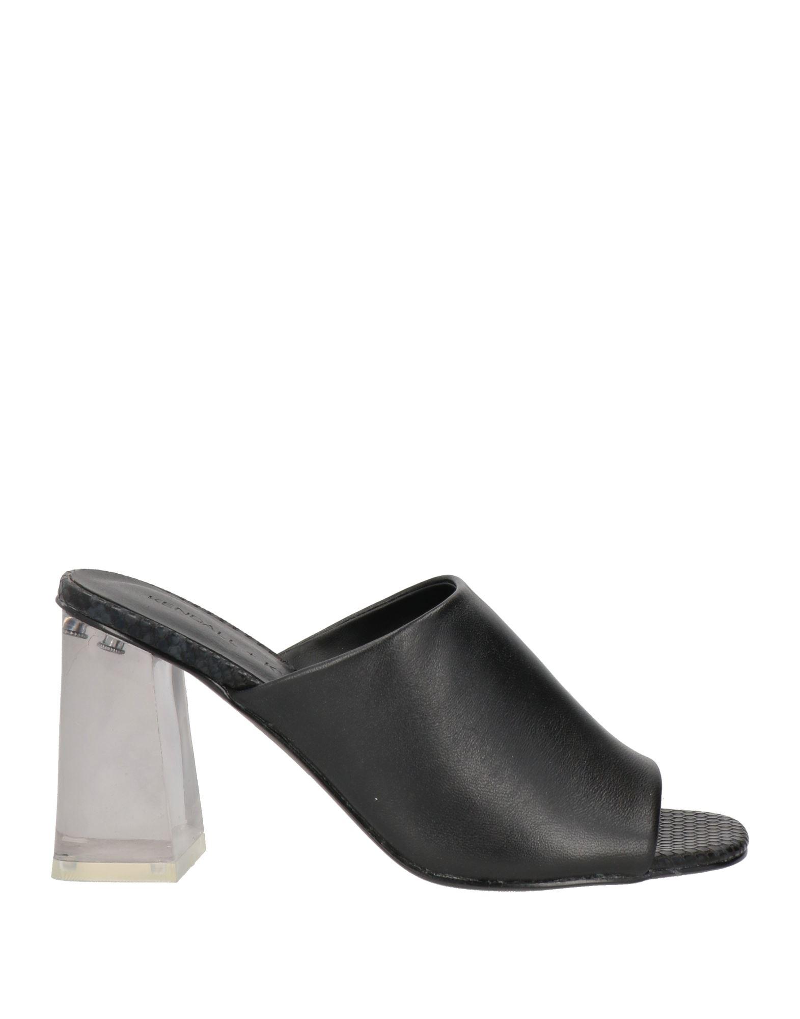 Kendall + Kylie KK Wave Leather Platform Chunky Two Strap