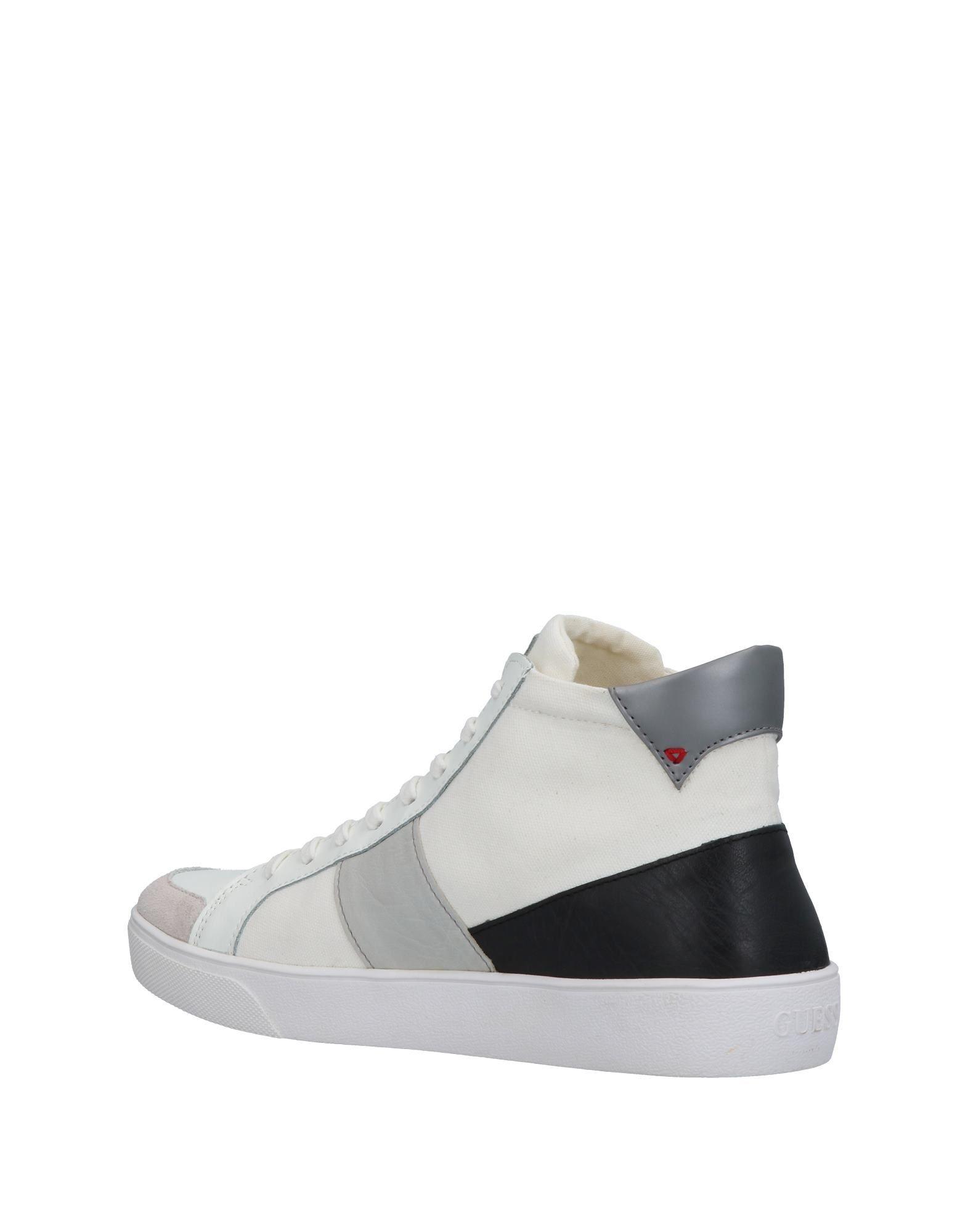 guess white high tops