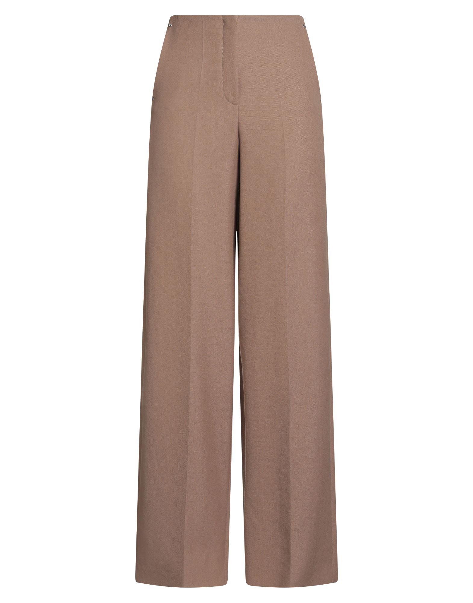 パンツ Fendi High-Waisted Wide-Leg Wool Pants FENDI Palazzo Wool Trousers | Grey | FARFETCH