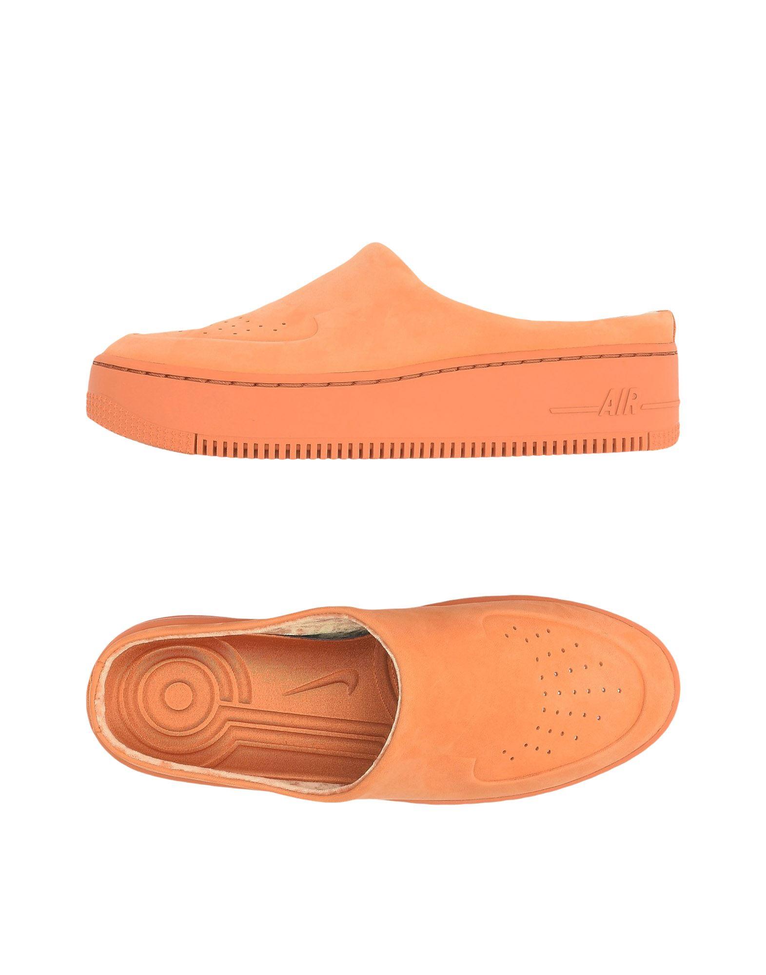 Nike Mules & Clogs Leather in Orange for Men | Lyst