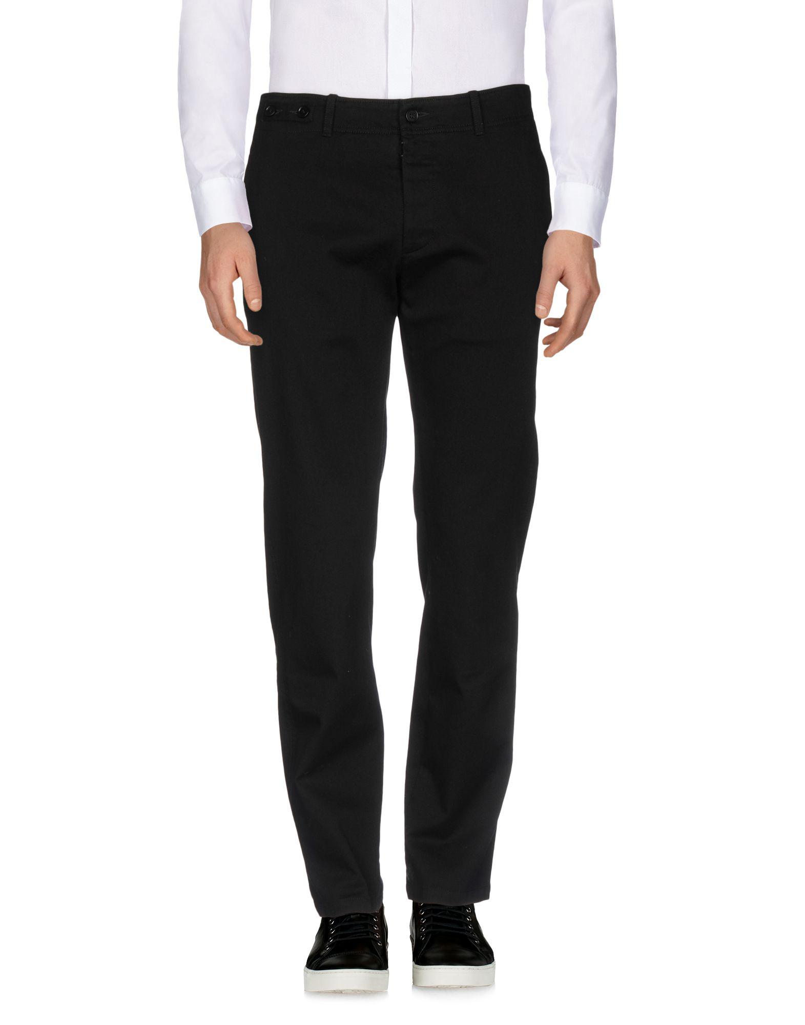 Maison Margiela Cotton Casual Pants in Black for Men - Lyst