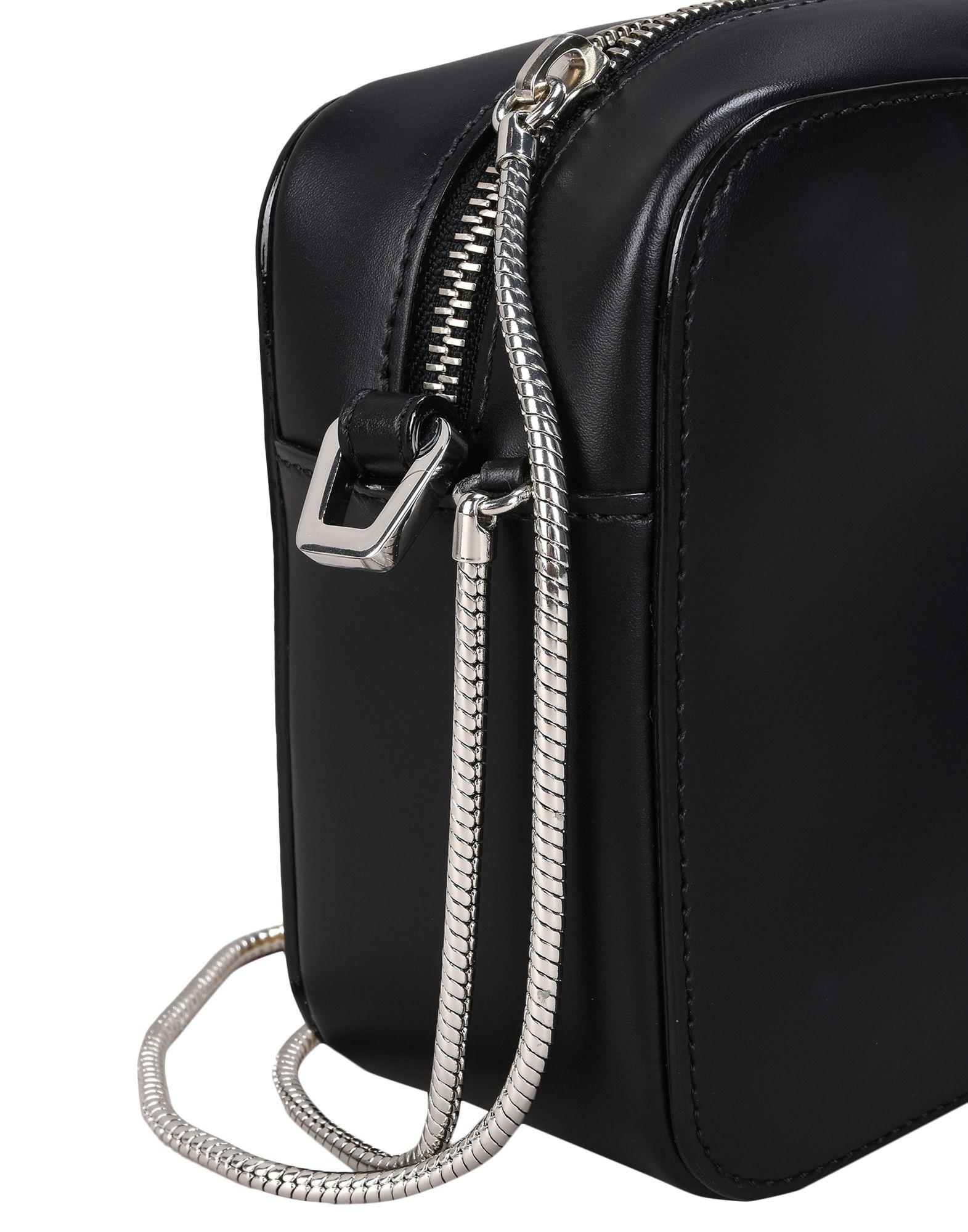 Emporio Armani Leather Crossbody Bag in Black Lyst