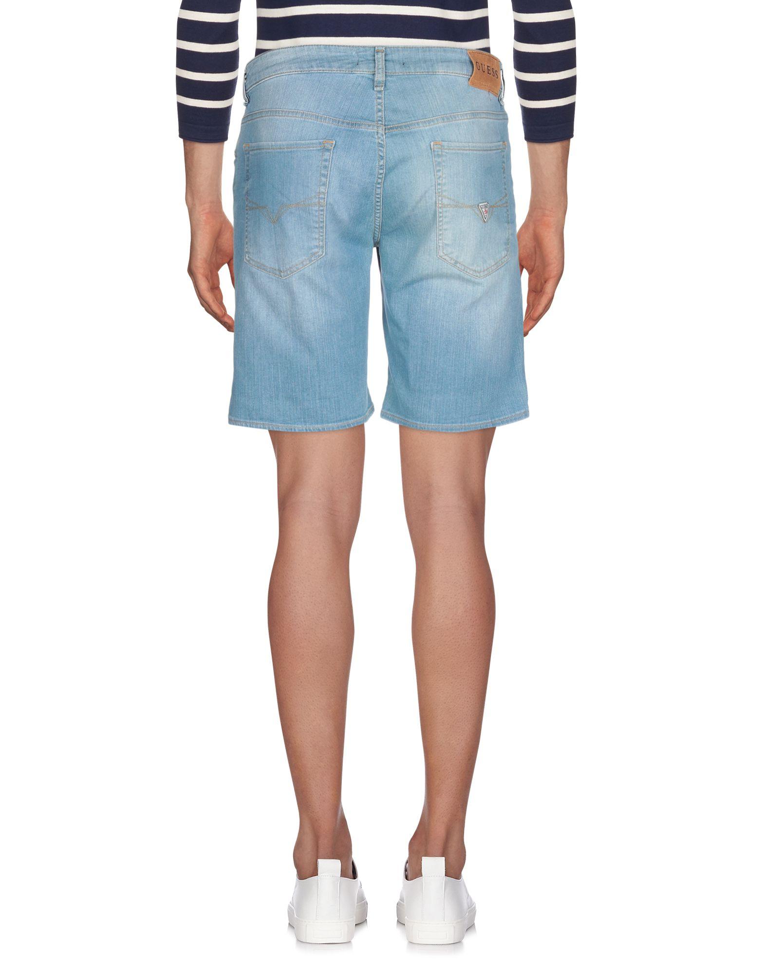 men's guess denim shorts