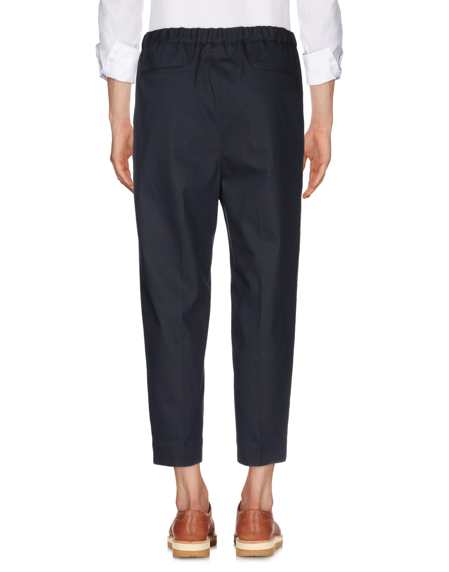 Jil Sander Cotton Casual Pants in Dark Blue (Blue) for Men - Lyst