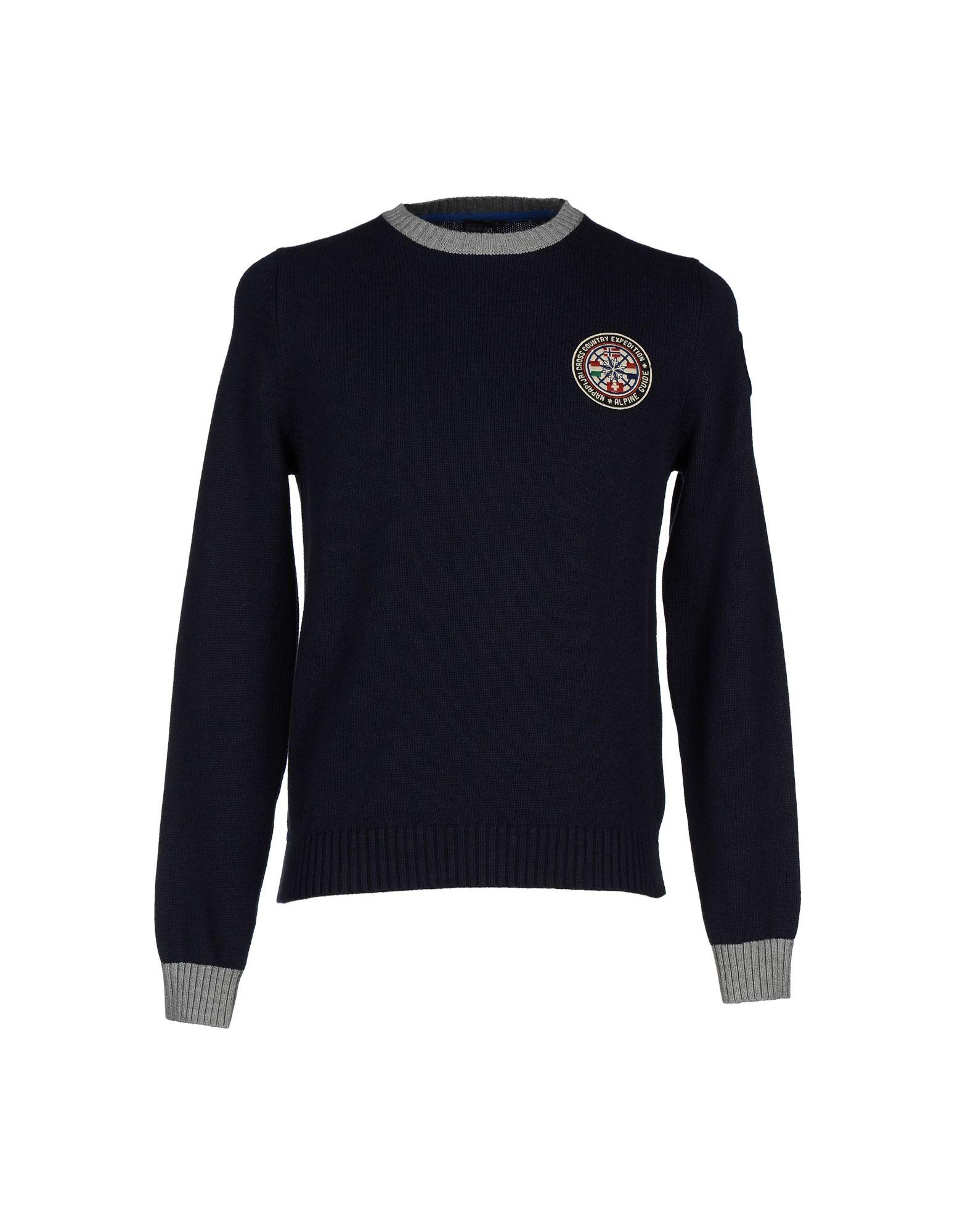 Napapijri Cotton Jumper in Dark Blue (Black) for Men - Lyst