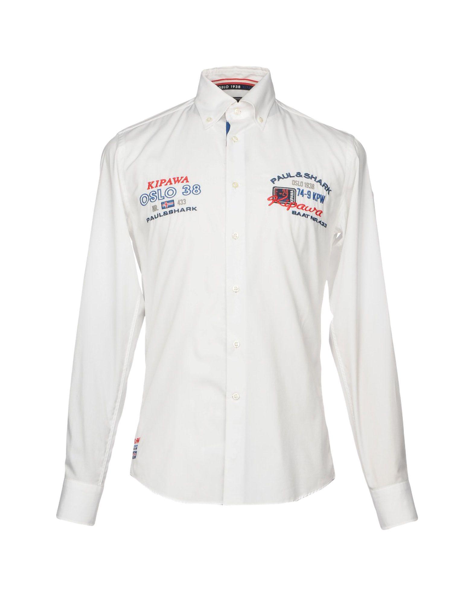 Paul \u0026 Shark Cotton Shirt in Ivory 