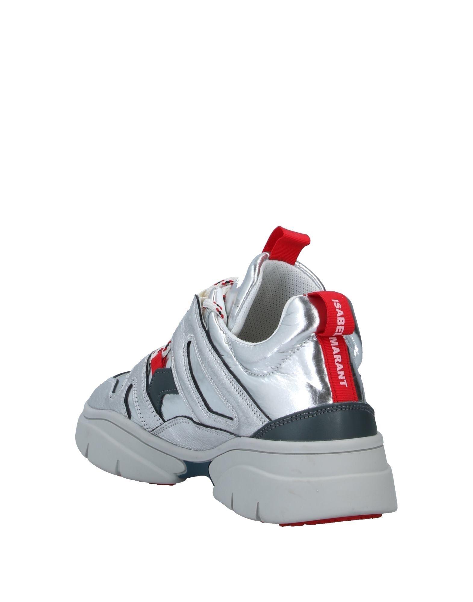 silver isabel marant sneakers