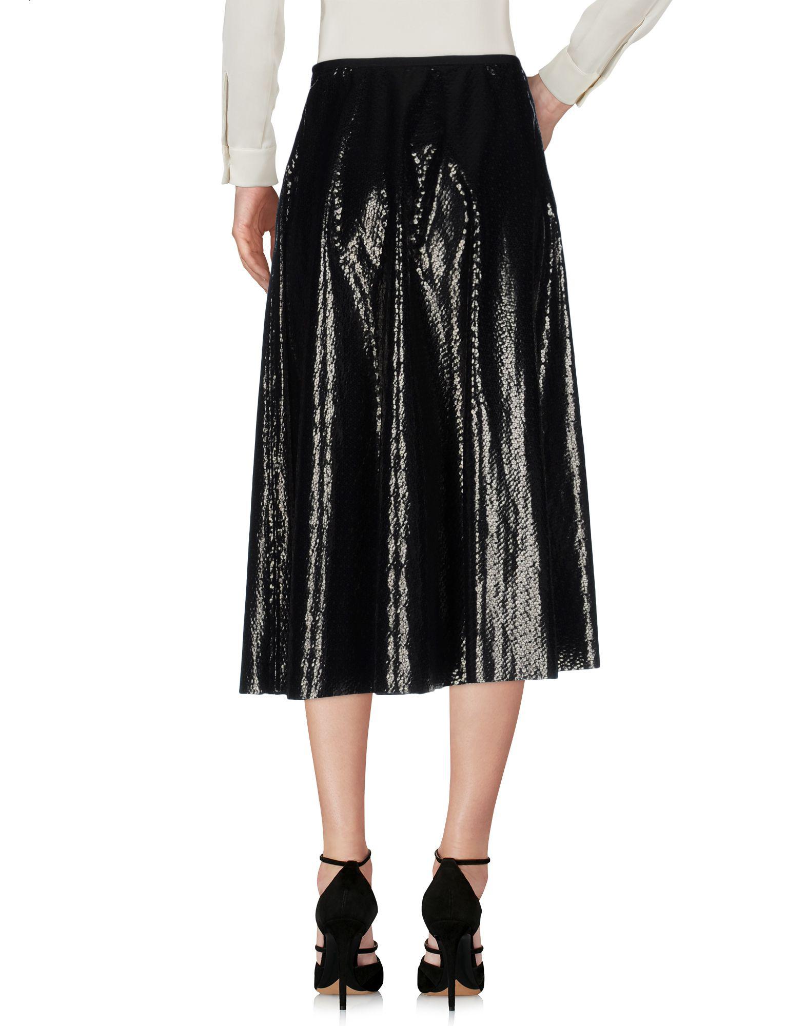 Golden Goose Deluxe Brand Synthetic 3/4 Length Skirt in Black - Lyst