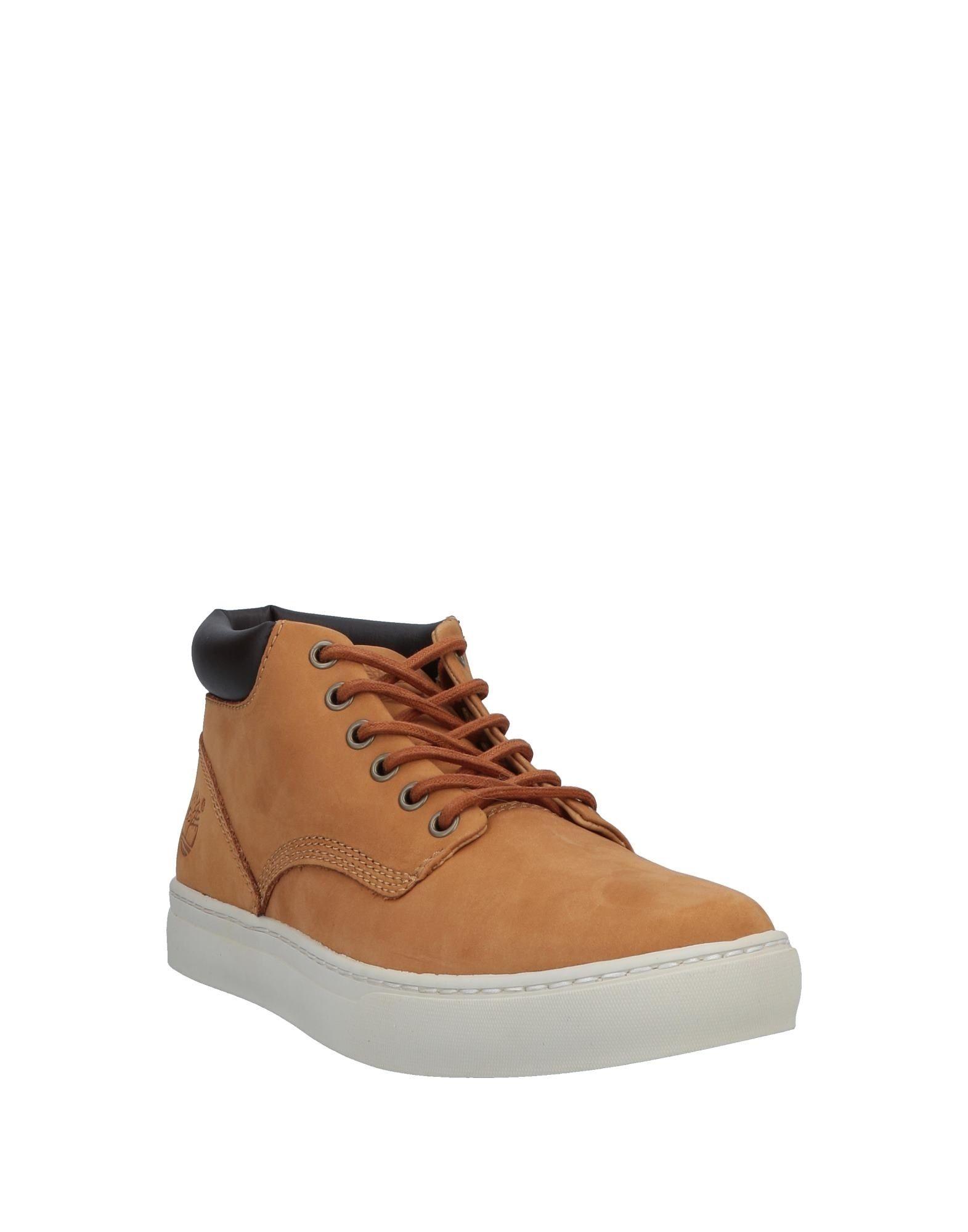 Timberland Leather High-tops & Sneakers in Camel (Brown) for Men - Lyst