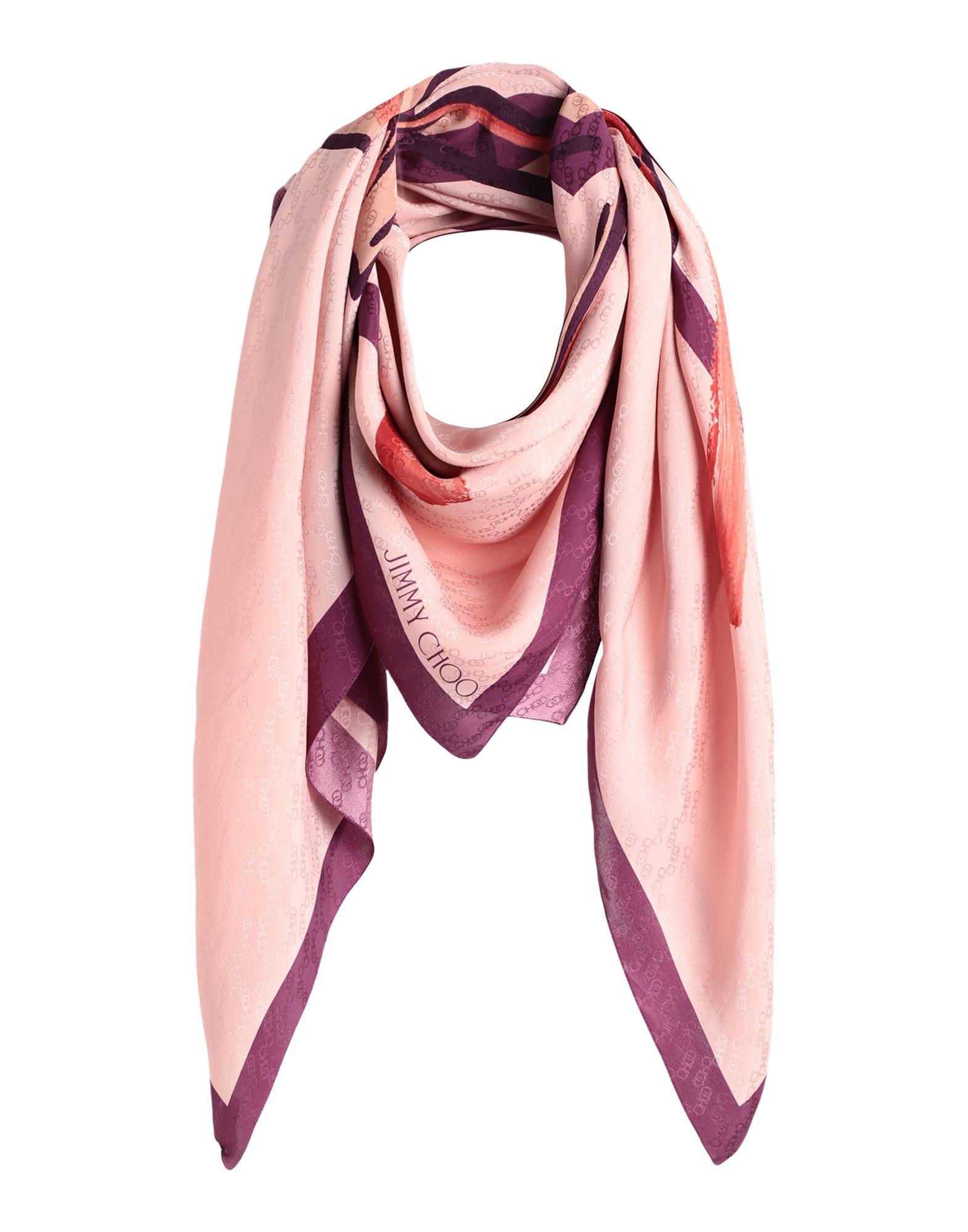 Jimmy Choo monogram-pattern Silk Scarf - Farfetch