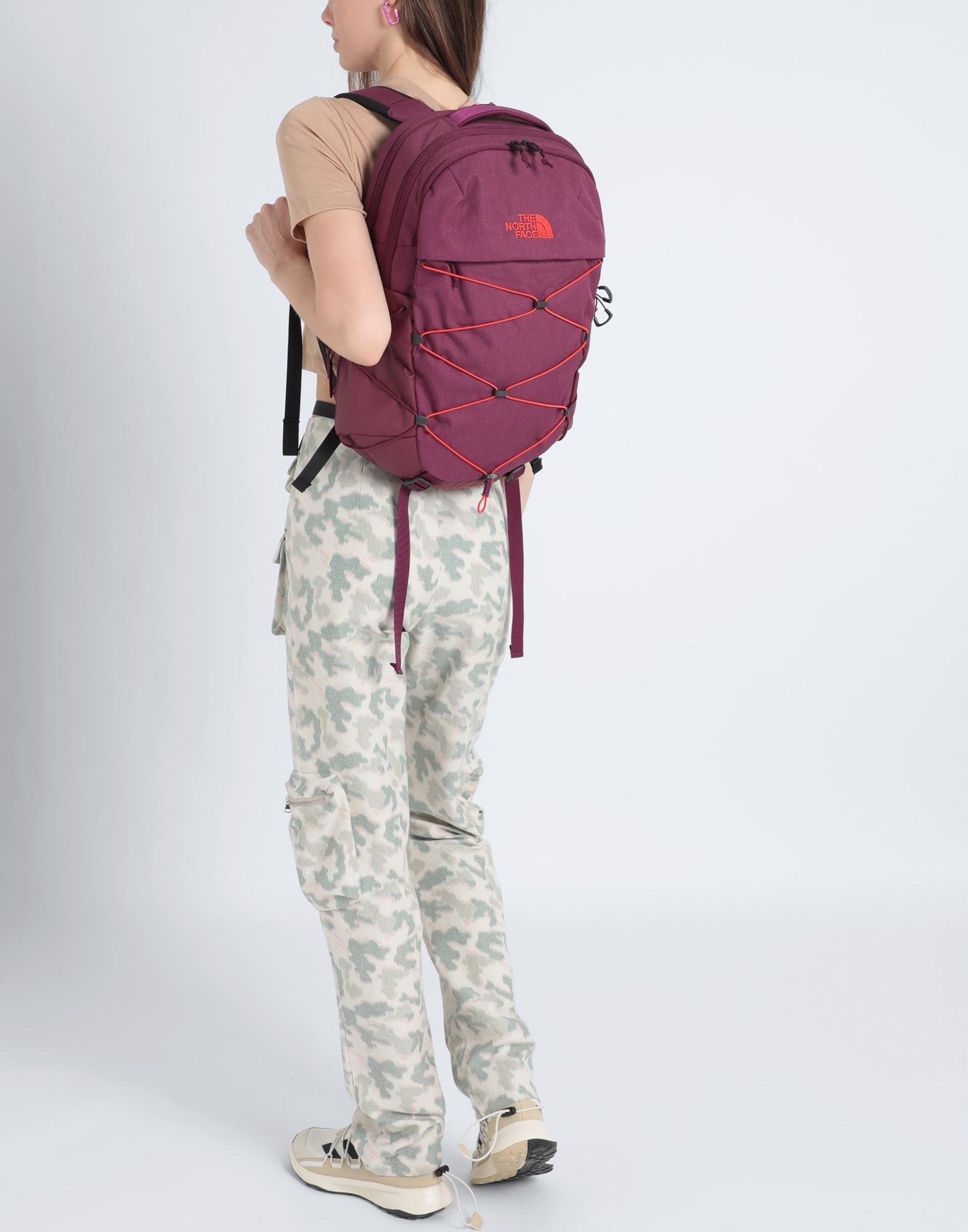 maroon north face backpack The Borealis Classic and a breathable lumbar panel ensure a superior carry. The North Face Womens Recon