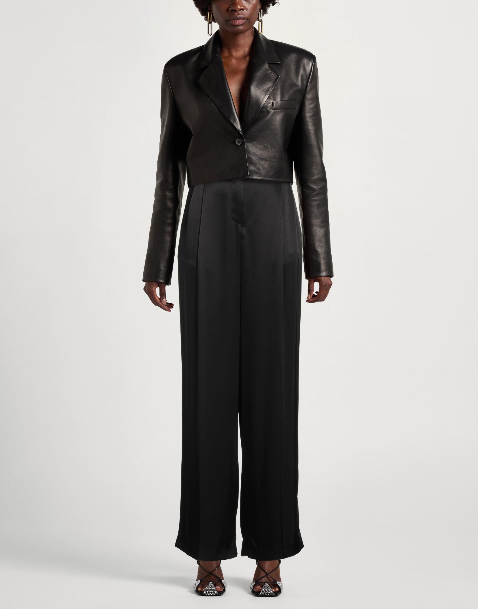 パンツ PINKO Women Straight Pants 104663 A2CKZ1T Black PINKO Women Pants side Stripe Straight Leg Tuxedo Pants Sz 8