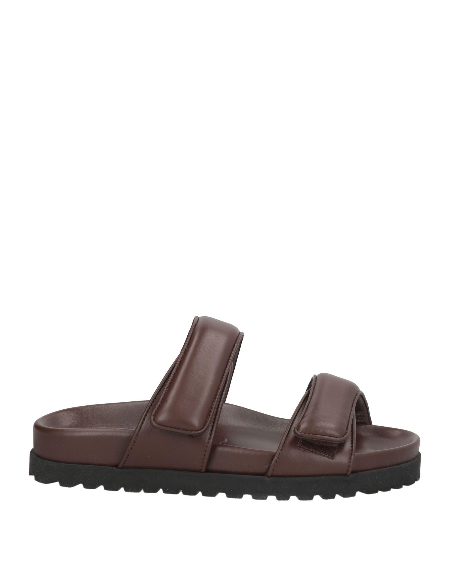 サンダル・ミュール Gia Borghini Blue Leather Sandals Amazon.com: Gia Borghini Lead Blue Gia x Pernille Double