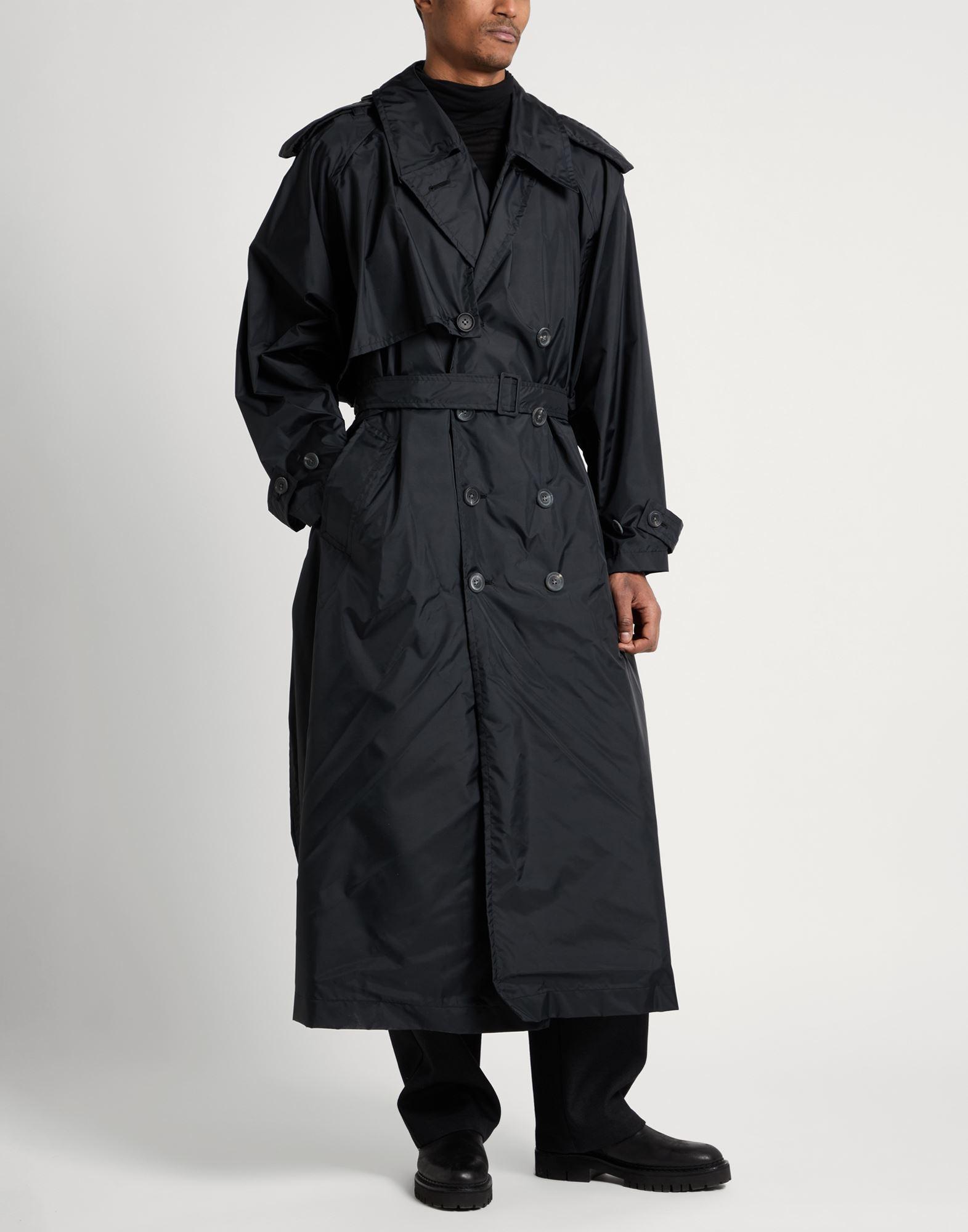 Yohji Yamamoto Overcoat & Trench Coat Nylon in Black for Men | Lyst