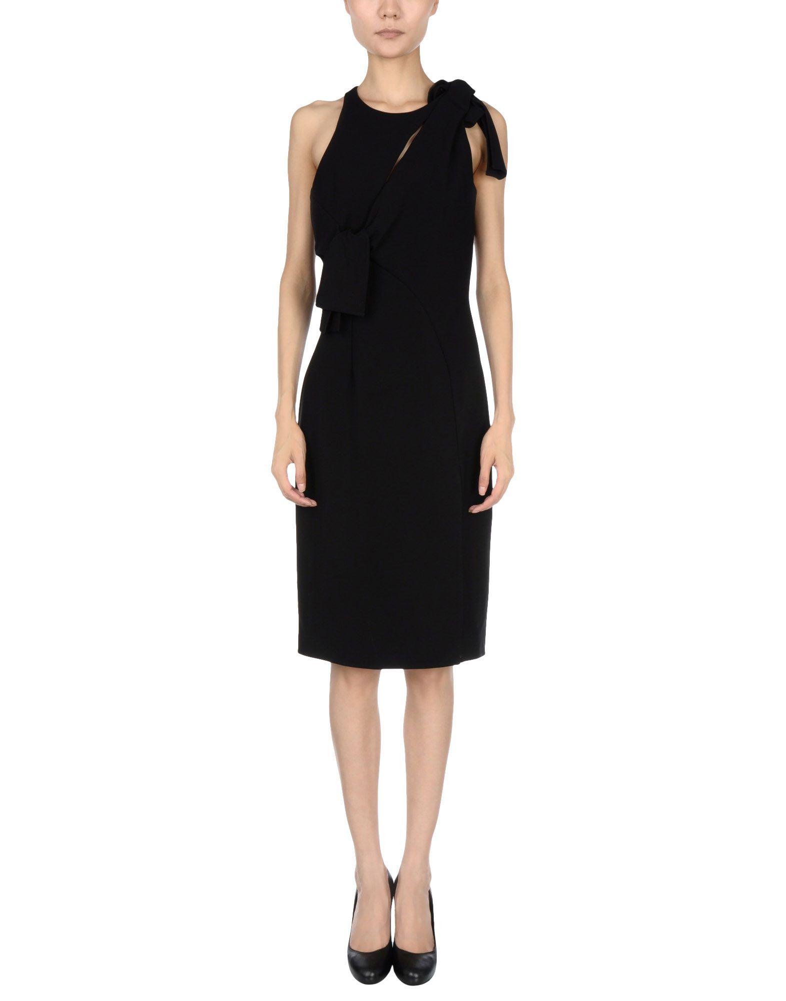 Versace Synthetic Short Dress in Black Lyst