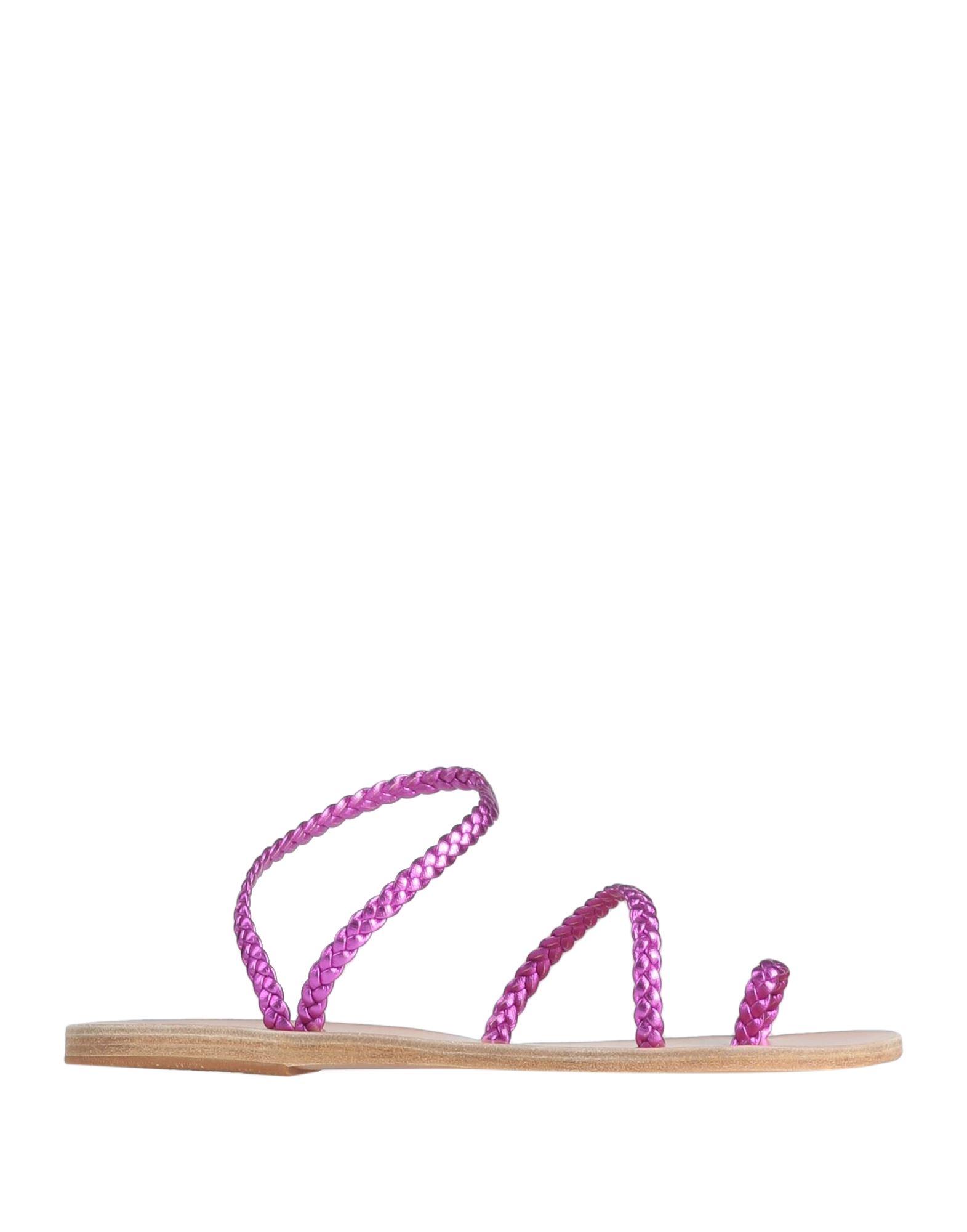 Ancient Greek Sandals Leather Toe Post Sandals in Mauve (Purple) | Lyst