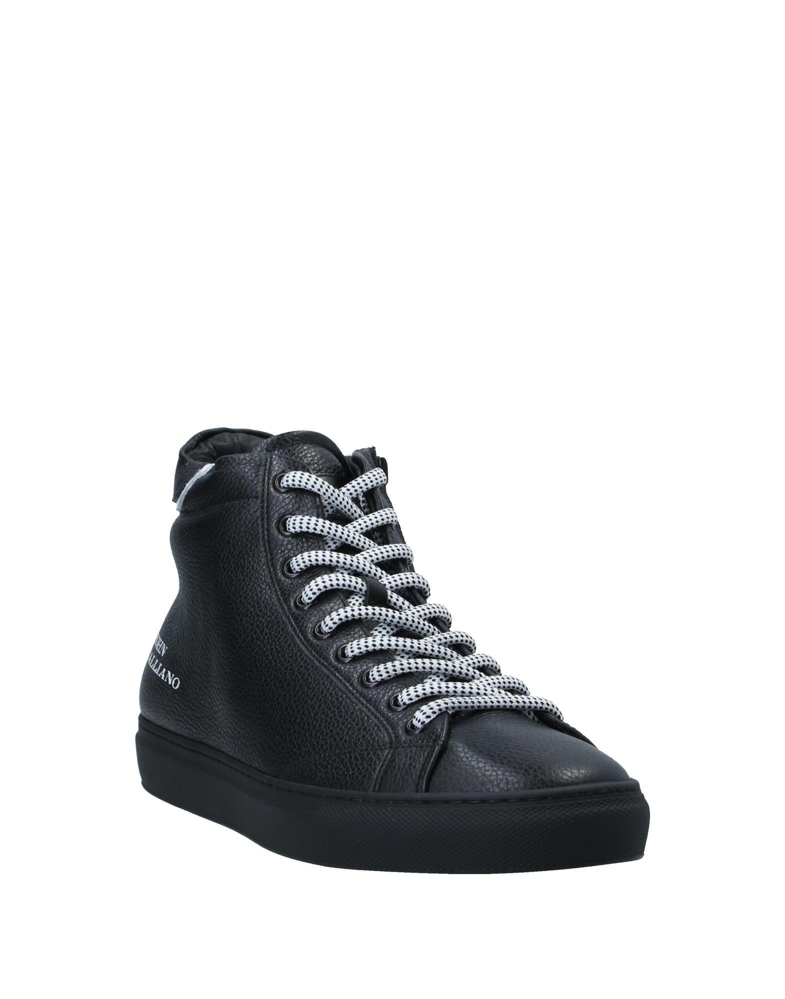 John Galliano Leather High-tops & Sneakers in Black for Men - Lyst