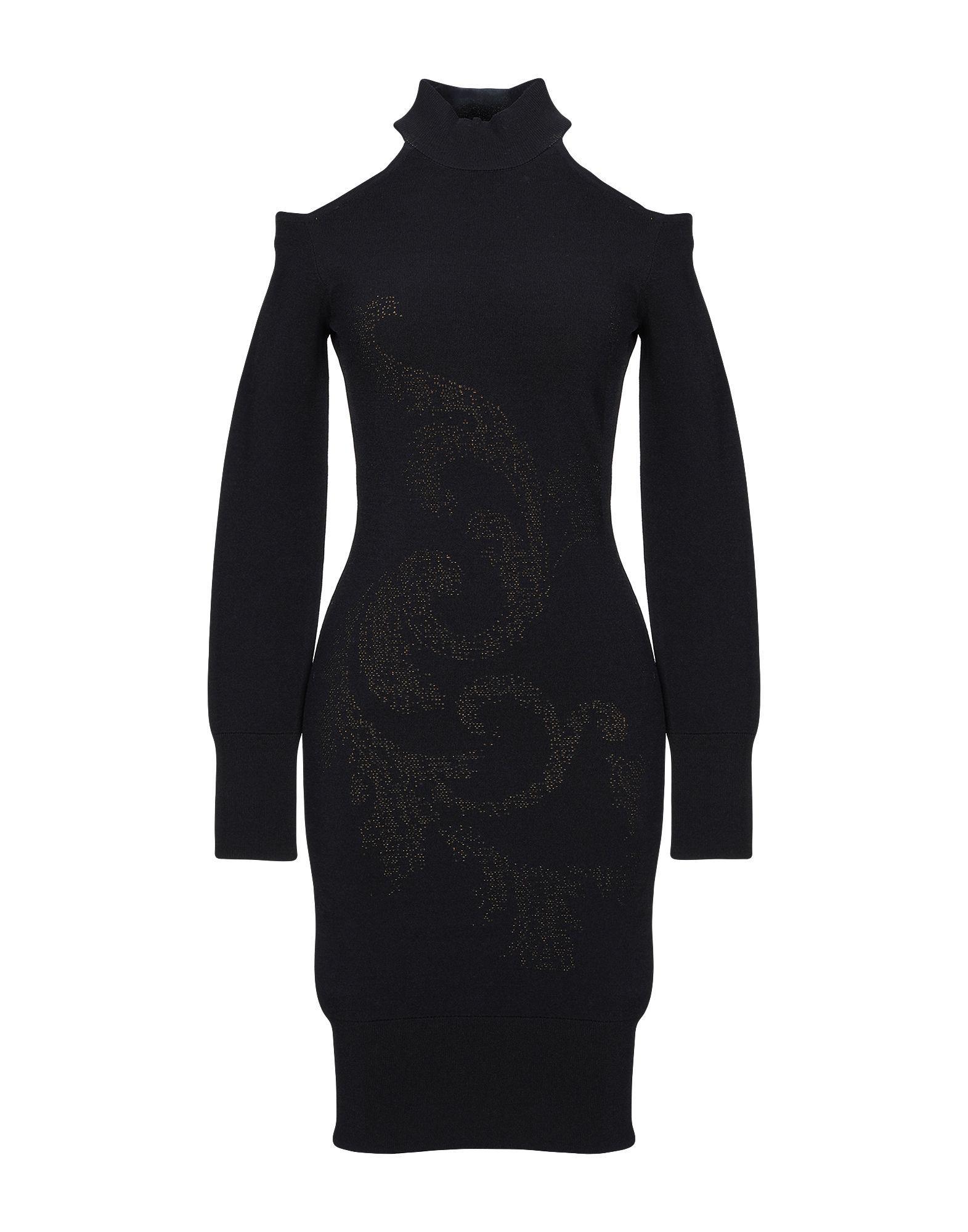 Versace Jeans Short Dress in Black Lyst