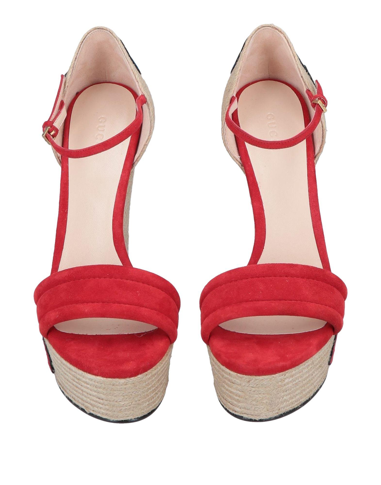 Gucci Espadrilles in Red | Lyst