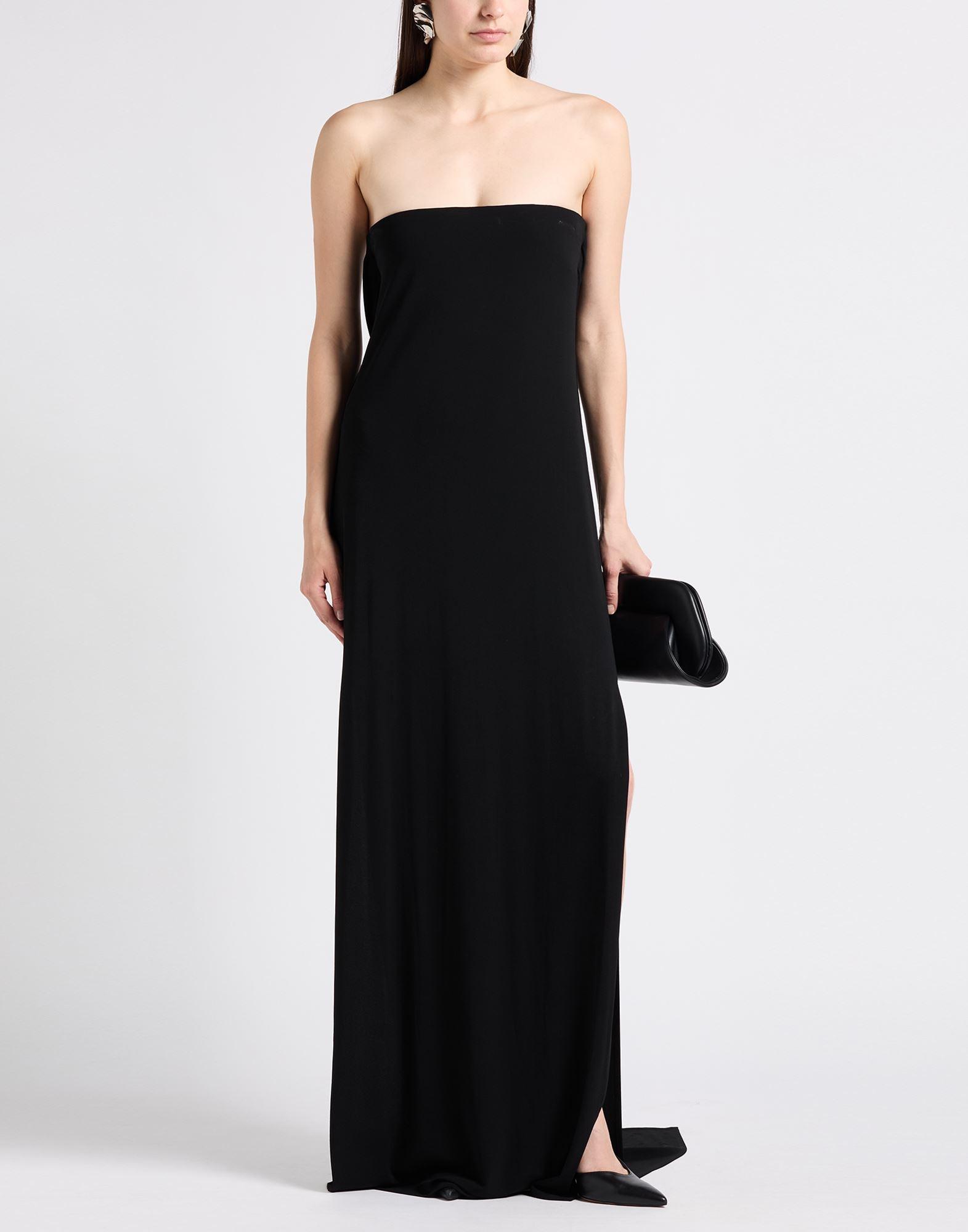 ワンピース Ann Demeulemeester Black cotton blend long dress Ann Demeulemeester Maxi dresses for Women | Online Sale up