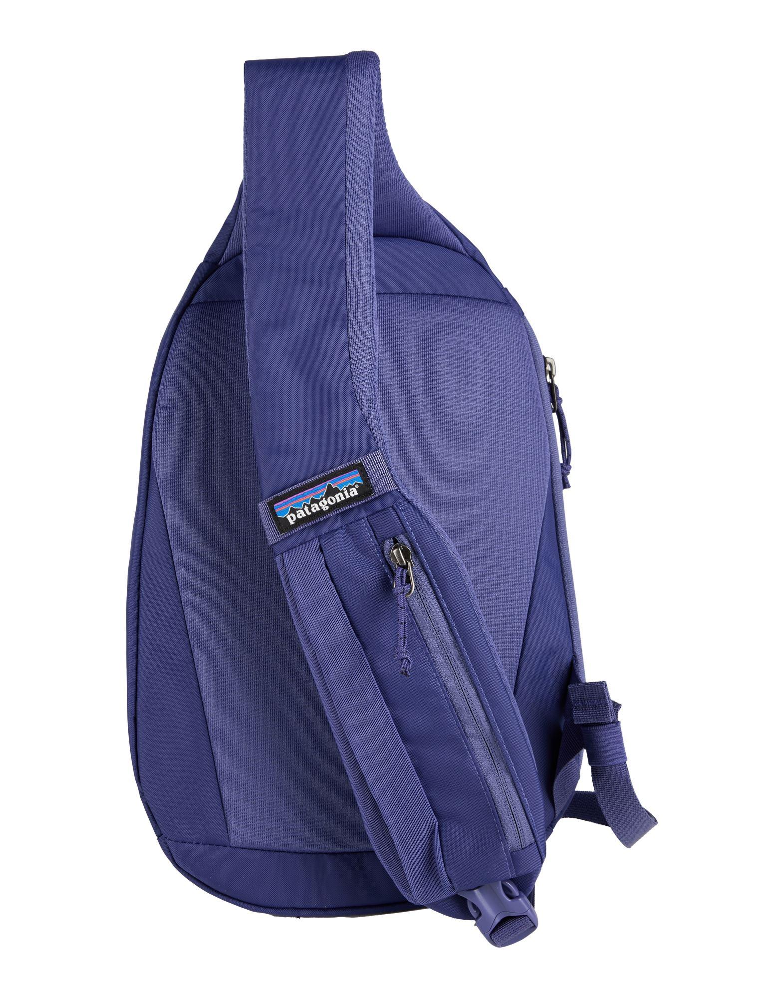 patagonia backpack blue purple Terravia Pack 28L you can also stow water bottles or the like on the side compartments Blue Patagonia Backpacks for Women