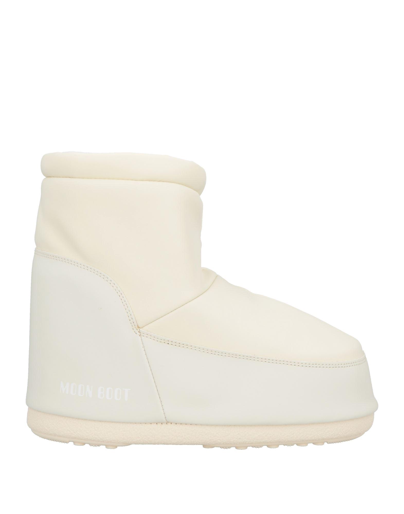 ショートブーツ・ブーティ MOON BOOT Woman Flat ankle boots Beige 80D1409400 L003 Parade ショートブーツ レディース ブーツ レースアップブーツ