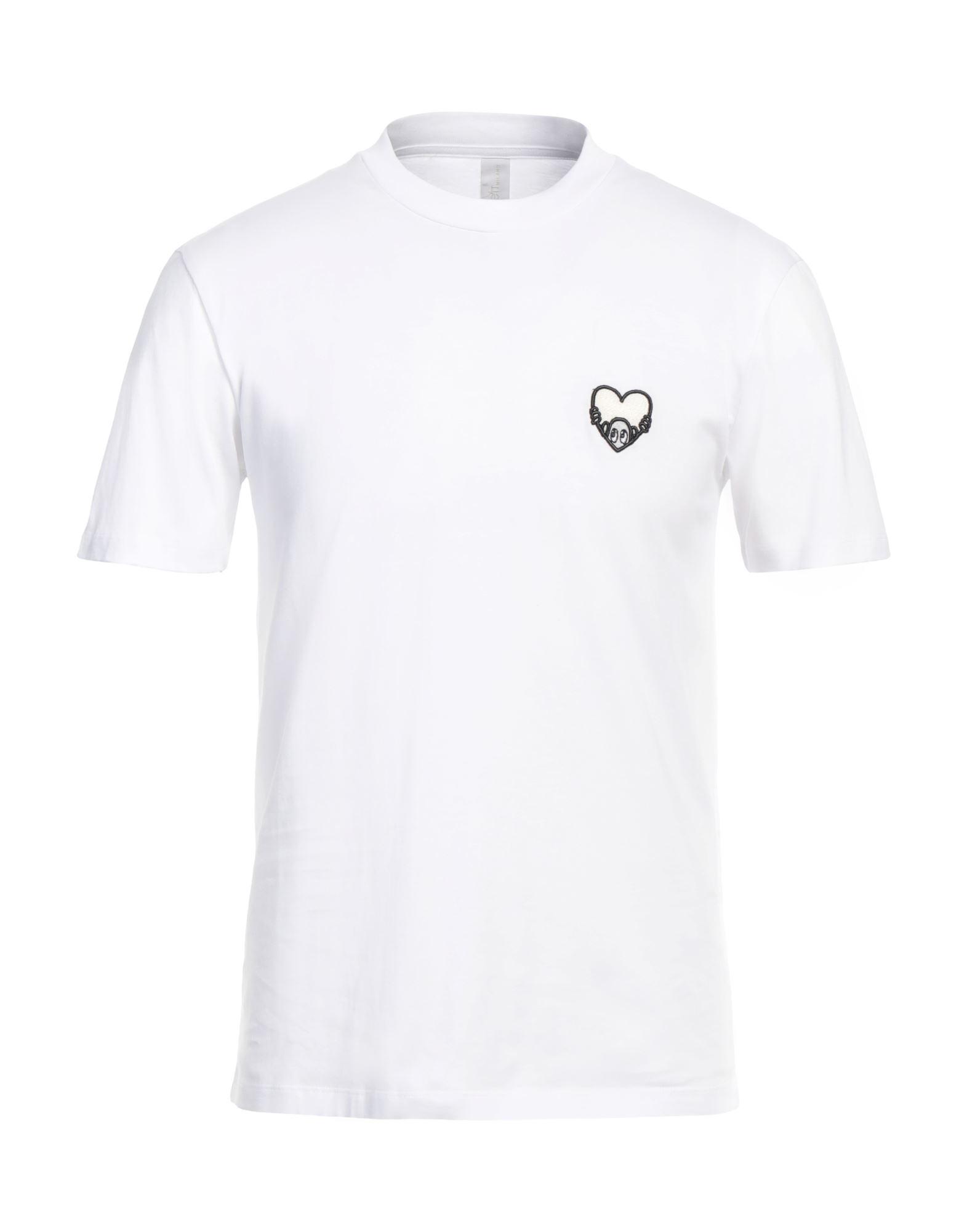 Tシャツ・カットソー NEIL BARRETT Men T Shirts MY70269A Y536 223N White Neil Barrett Thunderbolt-print Cotton T-shirt | White | FARFETCH