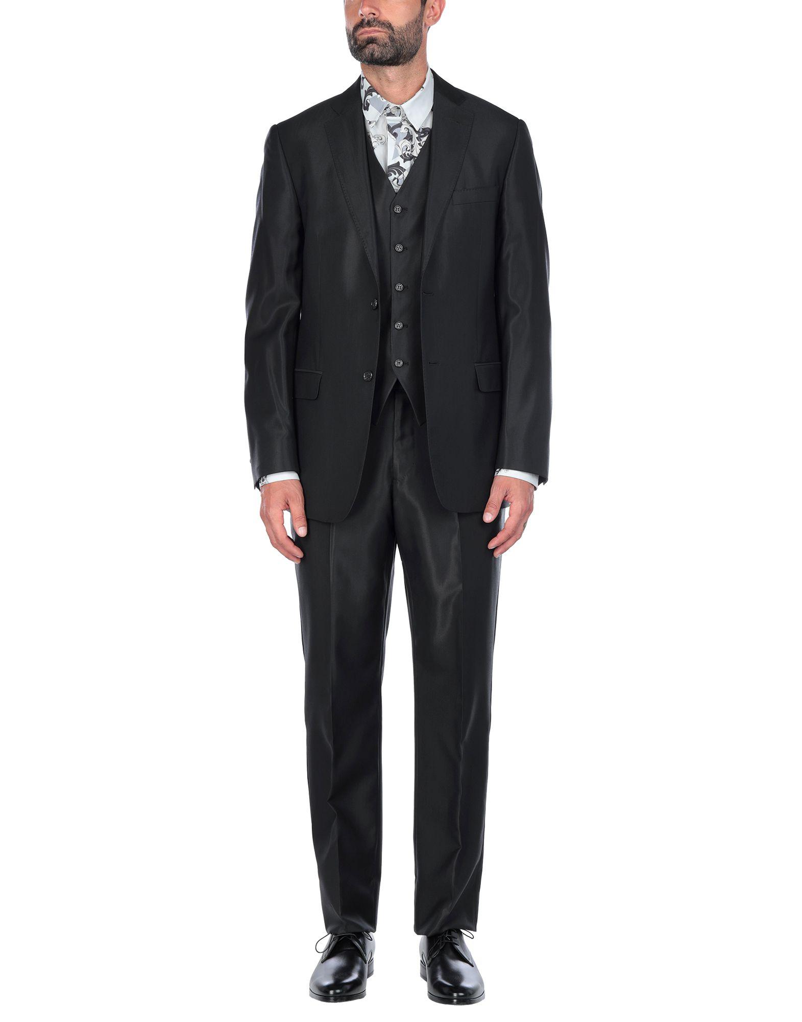 Versace Synthetic Suit in Black for Men - Lyst