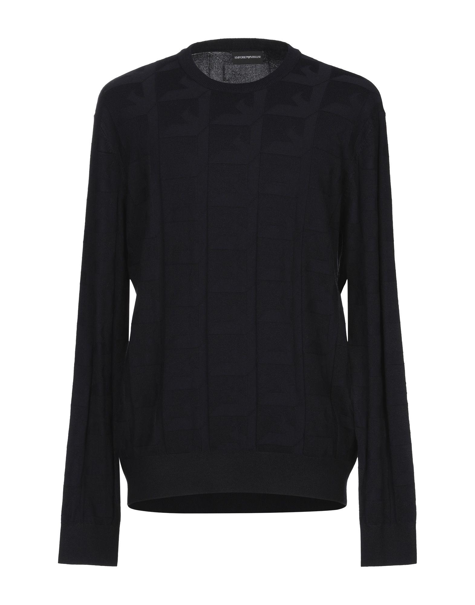 blue armani jumper