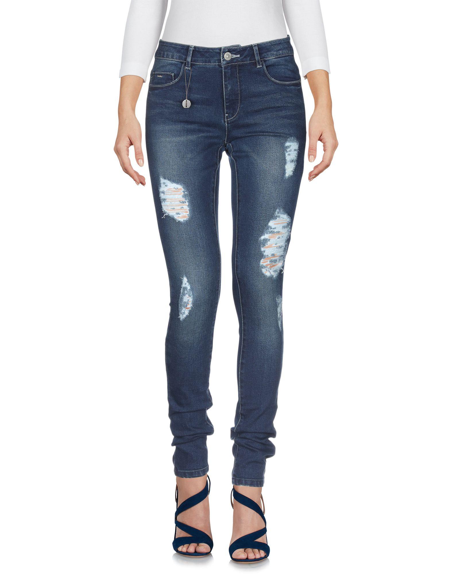 ONLY Denim Trousers in Blue - Lyst