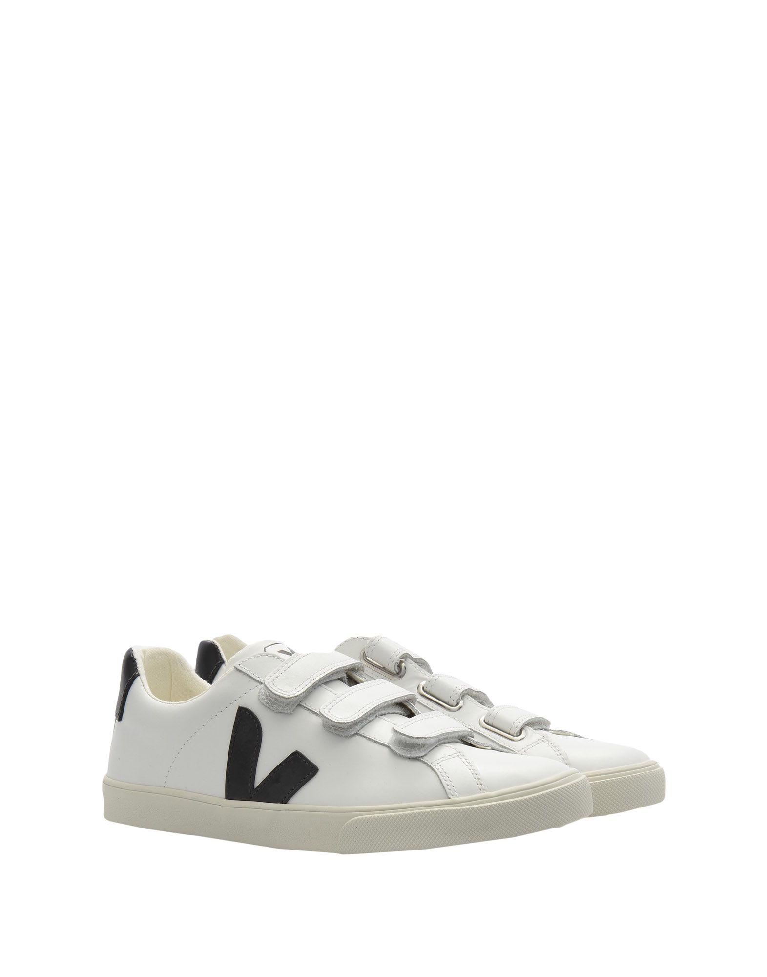 Veja Cotton Low-tops & Sneakers in White - Lyst