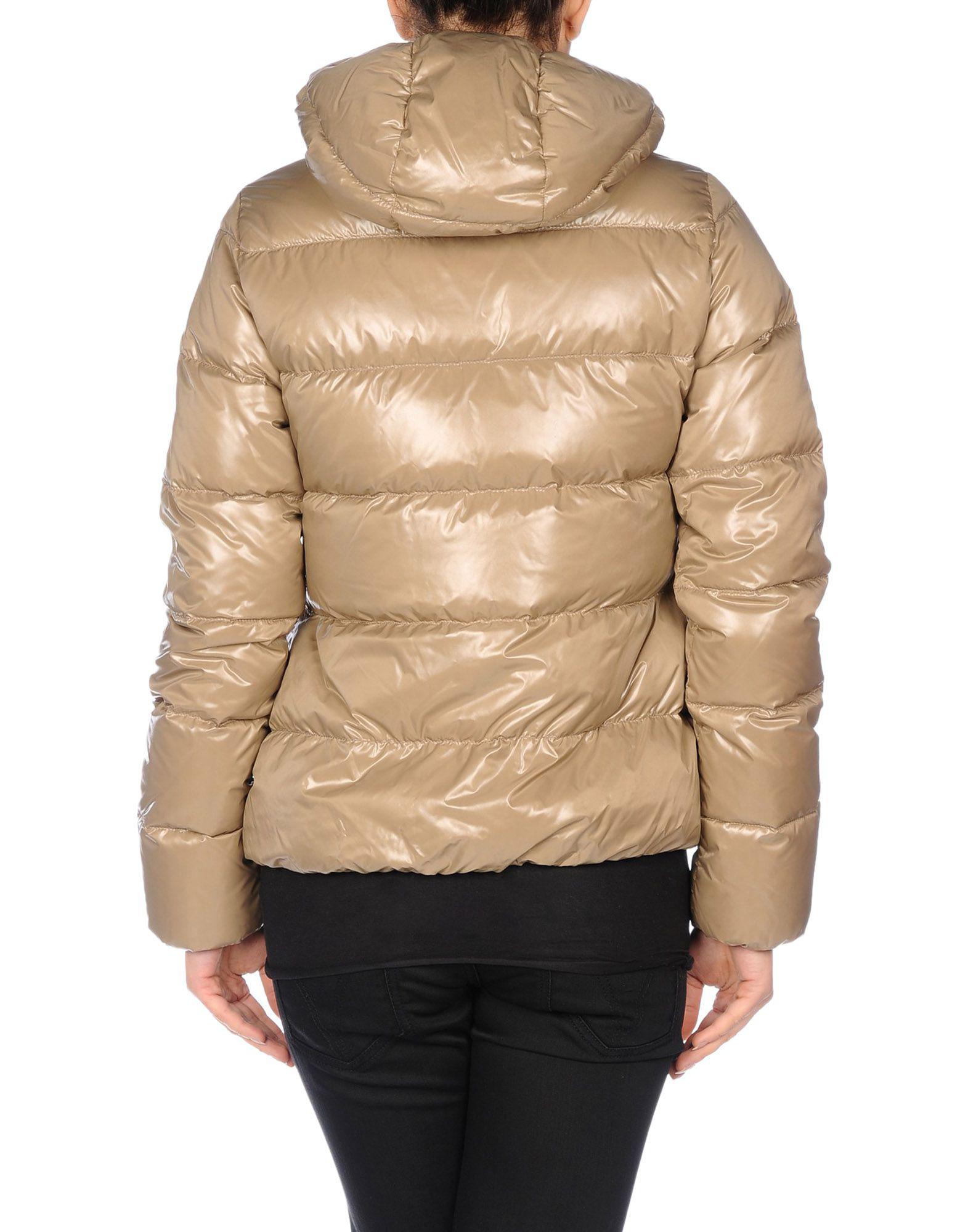 Duvetica Goose Down Jacket in Khaki (Natural) - Lyst