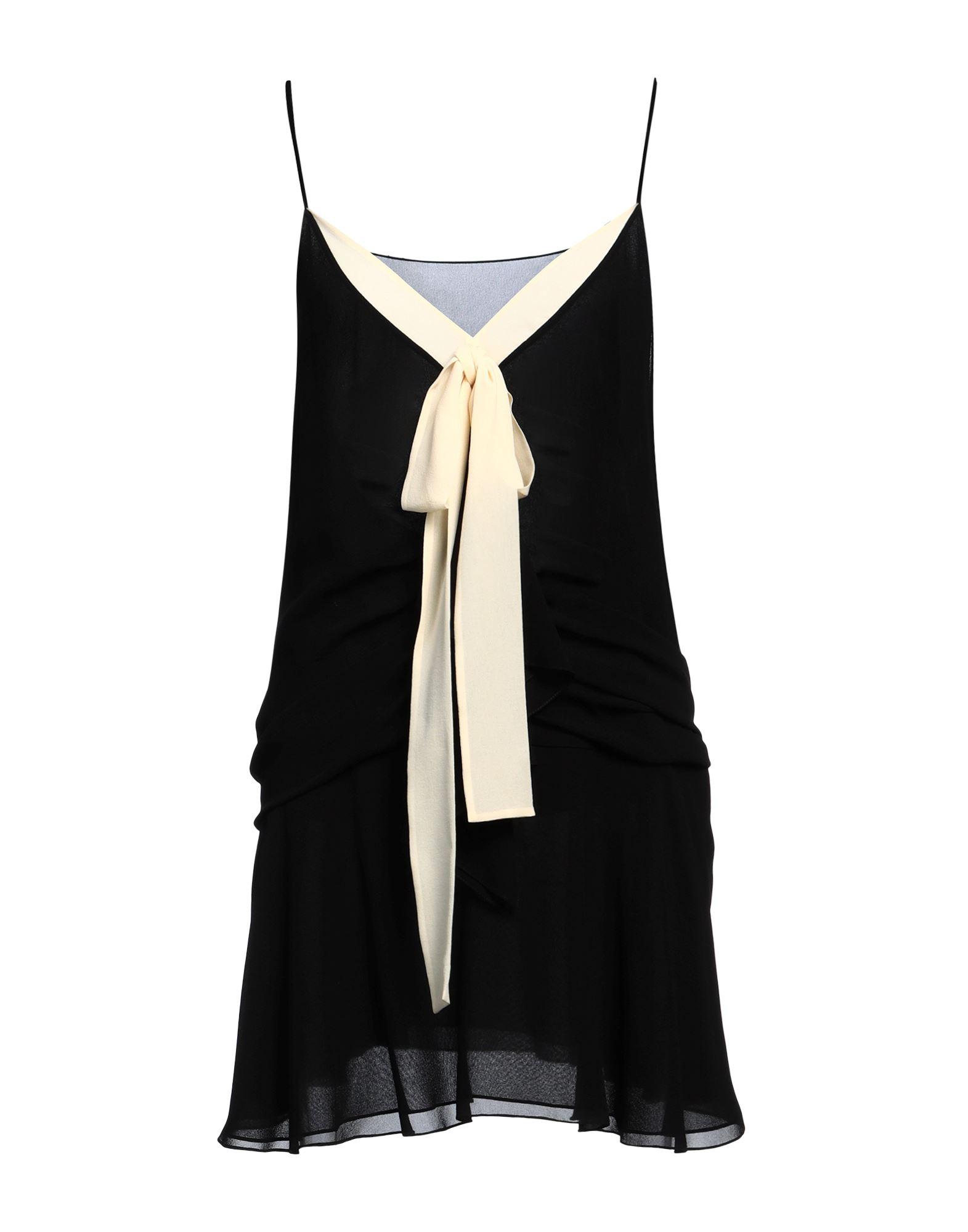 ワンピース CELINE | LAVALLIERE MINI DRESS IN SILK ETTE CELINE LAVALLIERE MINI DRESS IN SILK GEORGETTE ワンピース